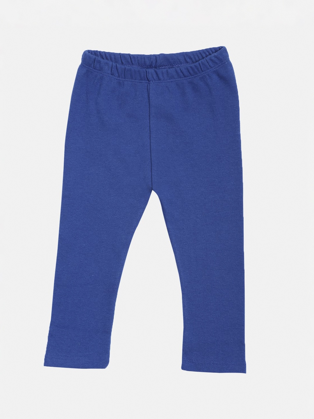 

Kryptic Infant Girls Blue Solid Ankle-Length Pure Cotton Leggings