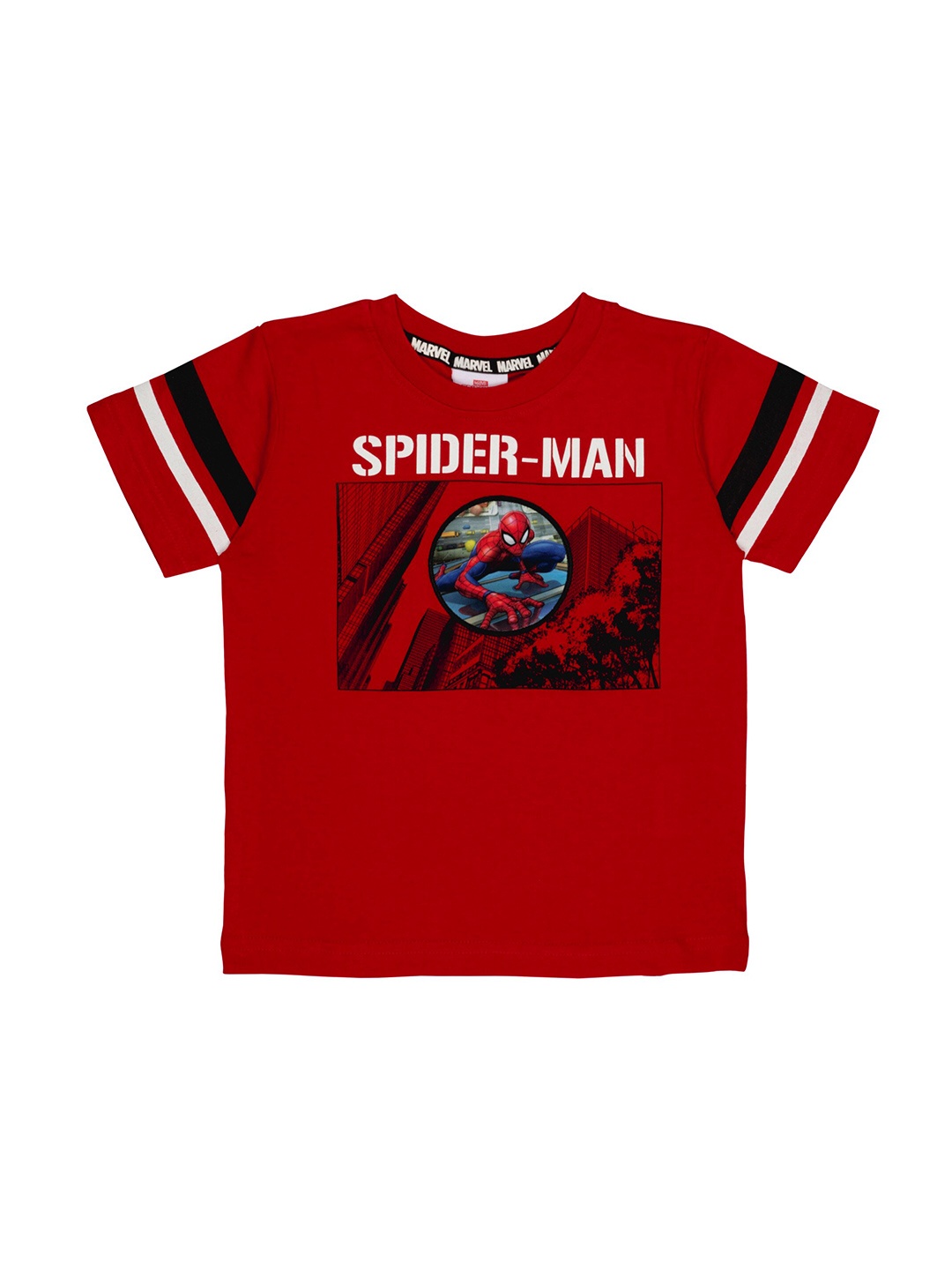 

Marvel Boys Red Spiderman Printed T-shirt