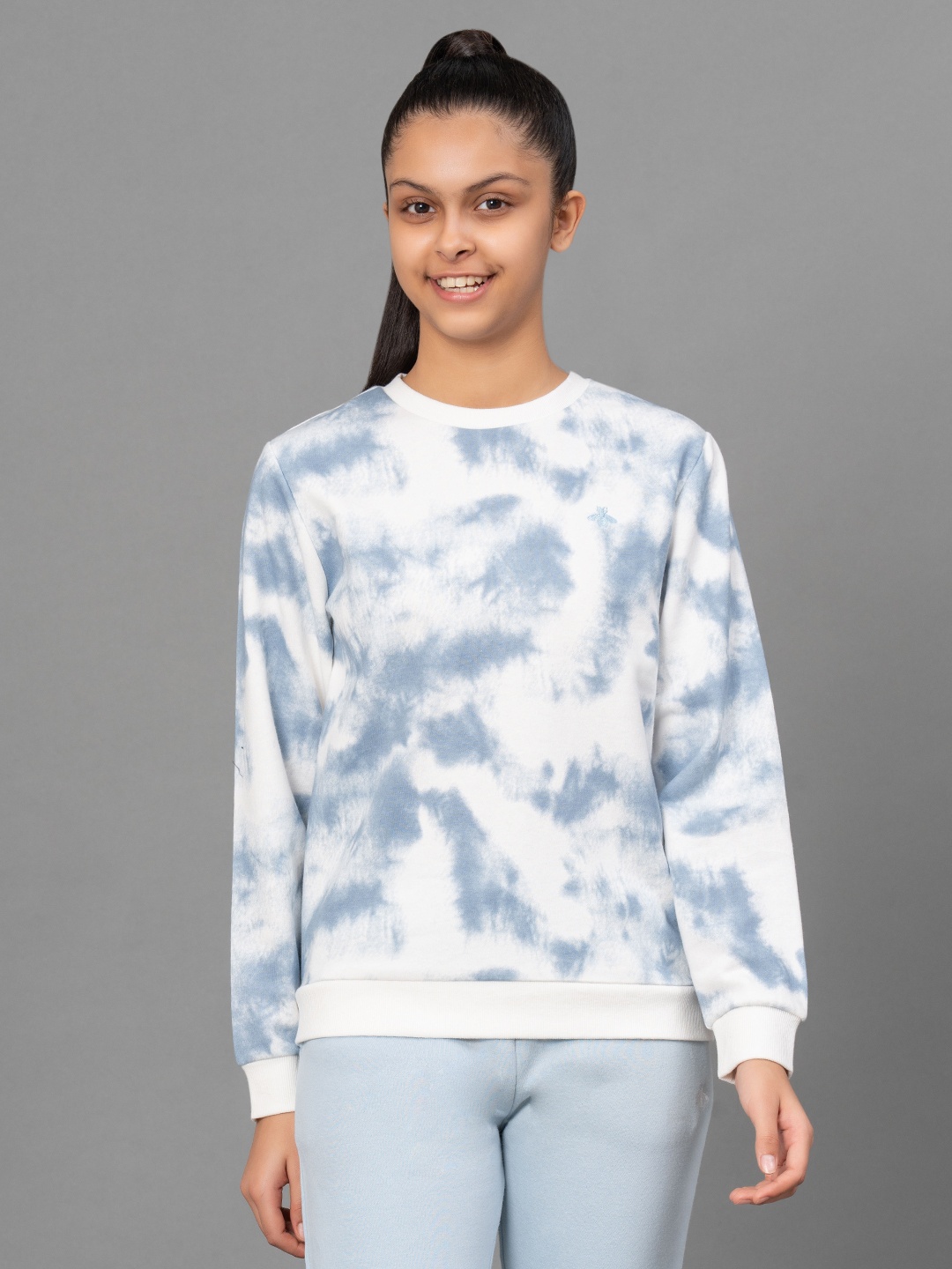 

Mode by Red Tape Girls Blue Dyed Sweatshirt