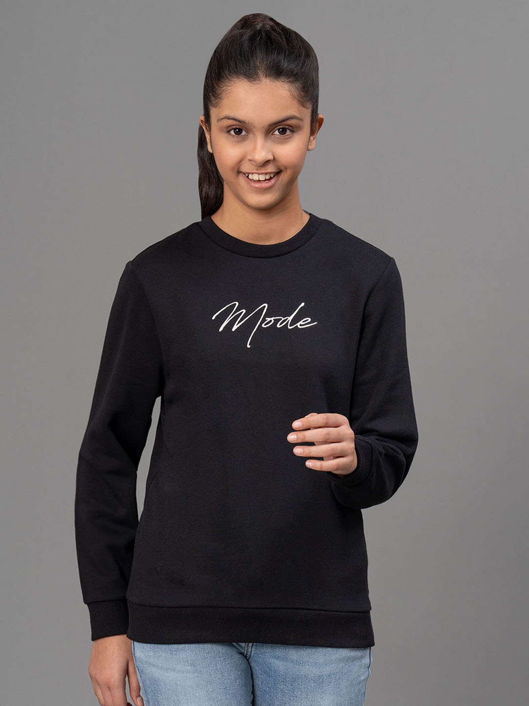 

Mode by Red Tape Girls Black Sweatshirt