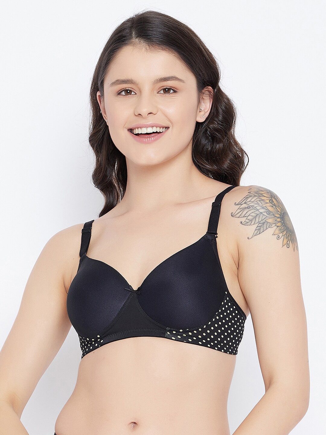 

Clovia Women Black Printed