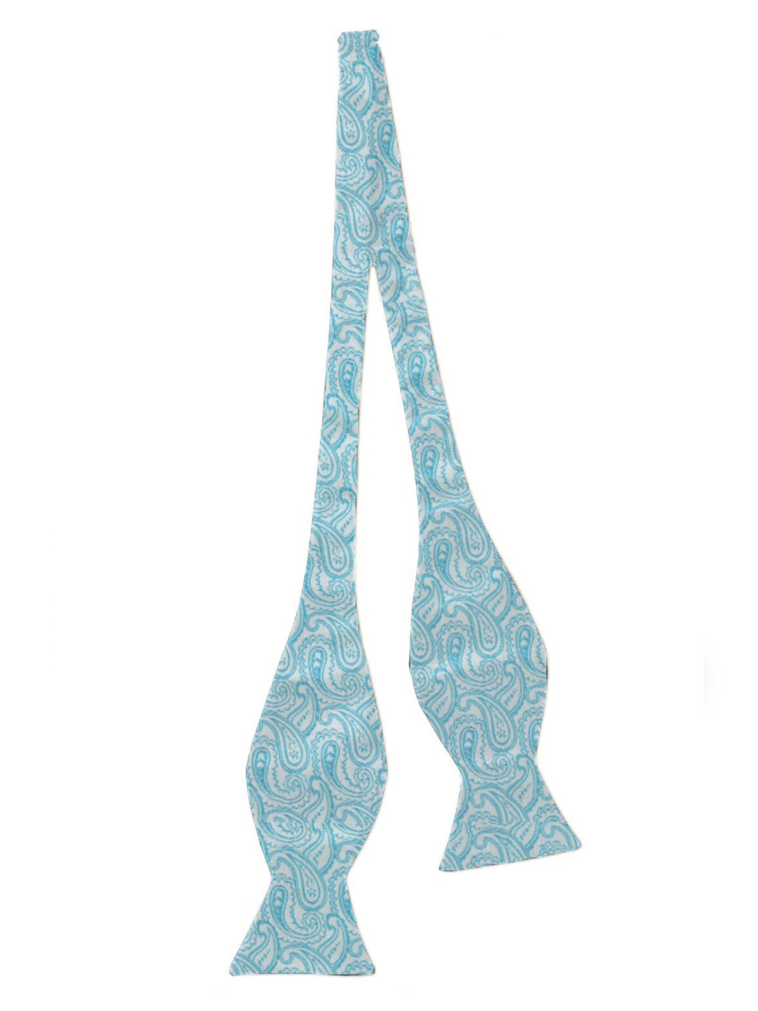 

Blacksmith Men Blue & White Printed Bow Tie