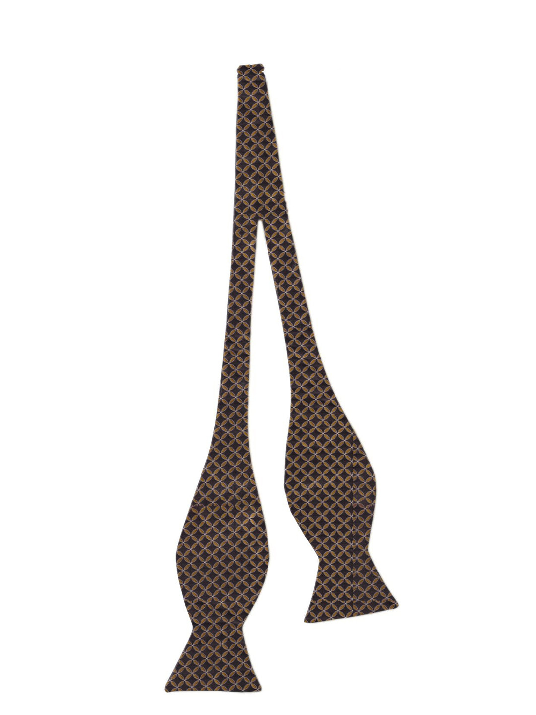 

Blacksmith Men Brown Woven Design Bow Tie