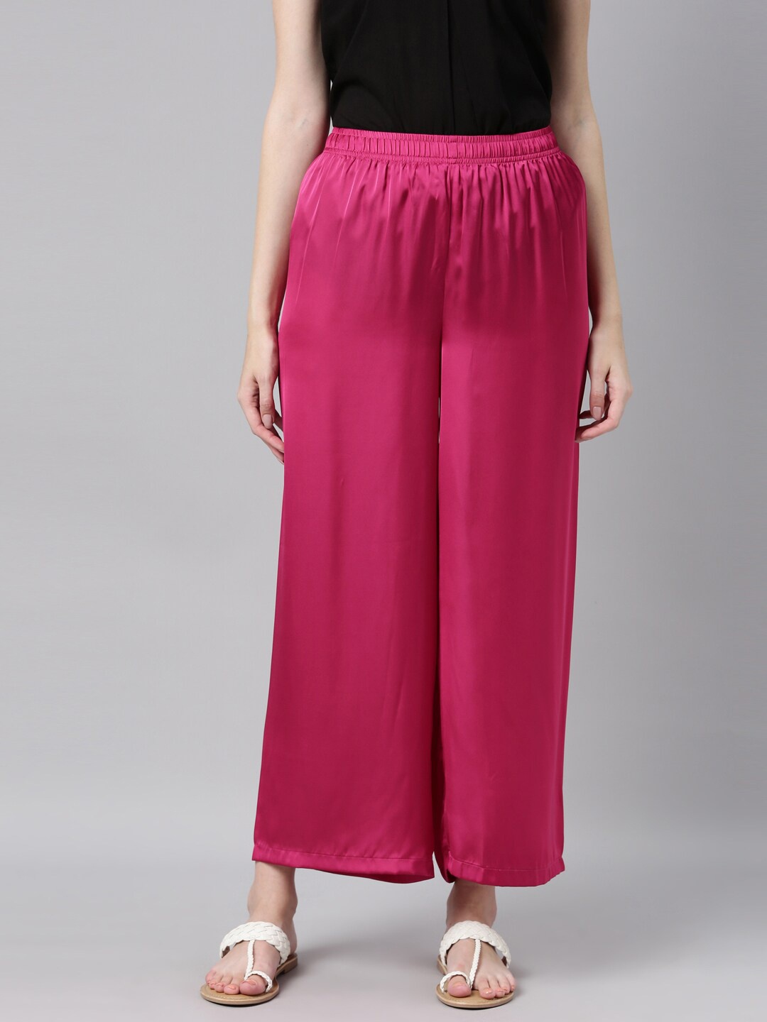 

Go Colors Women Rose Palazzos