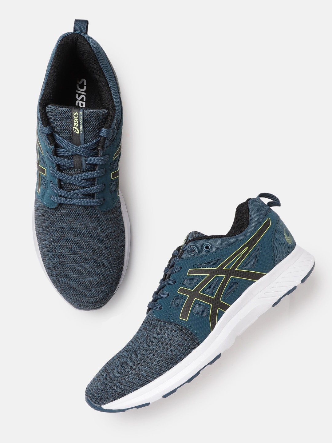 

ASICS Men Teal Blue TORRANCE B Striped Sneakers