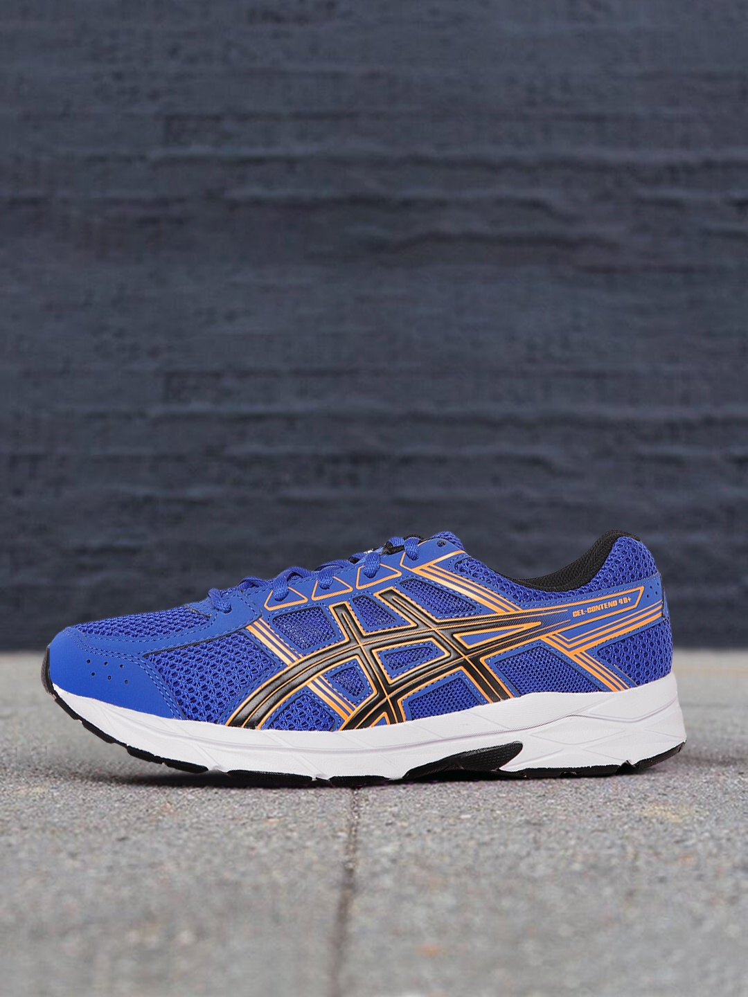 

ASICS Men Woven Design Gel-Contend 4B+ Running Shoes, Blue