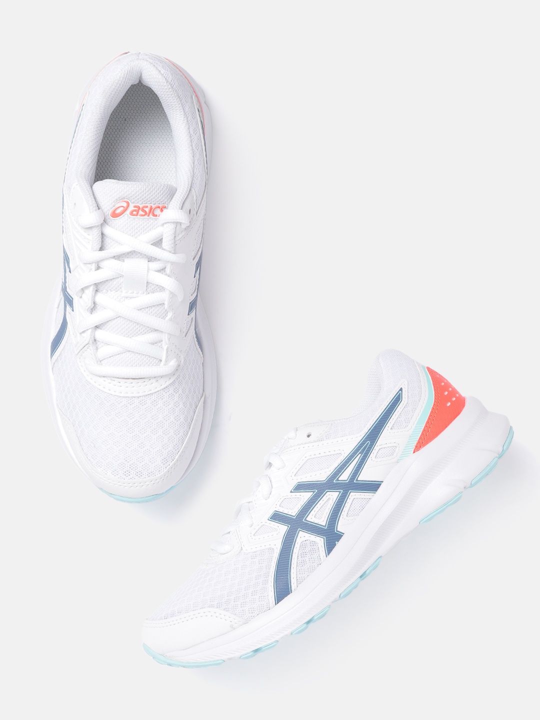 

ASICS Women White Jolt 3 Running Shoes