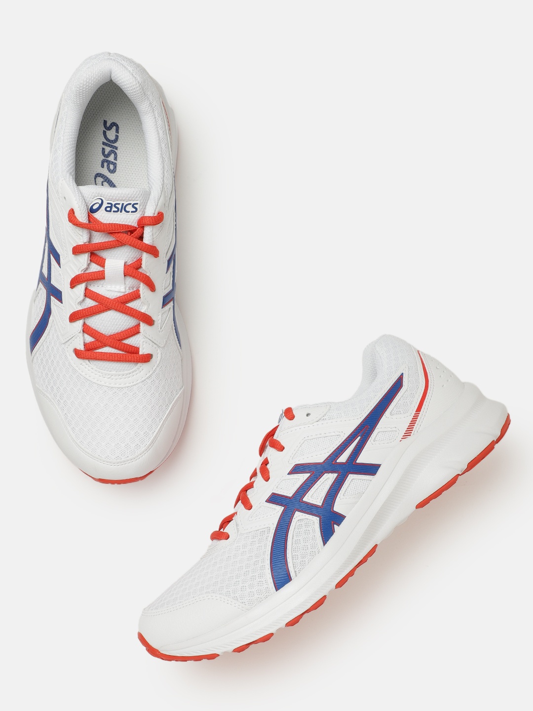 

ASICS Men White & Red RECENT SW 12 Running Shoes