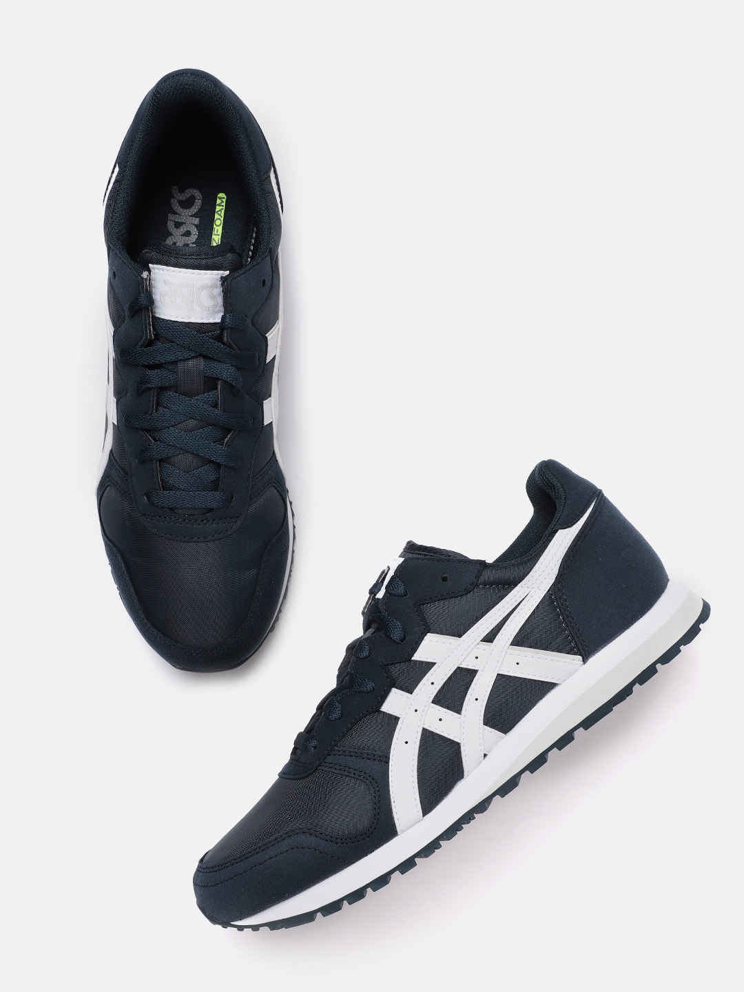 

ASICS Men Navy Blue & White OC Runner Sneakers