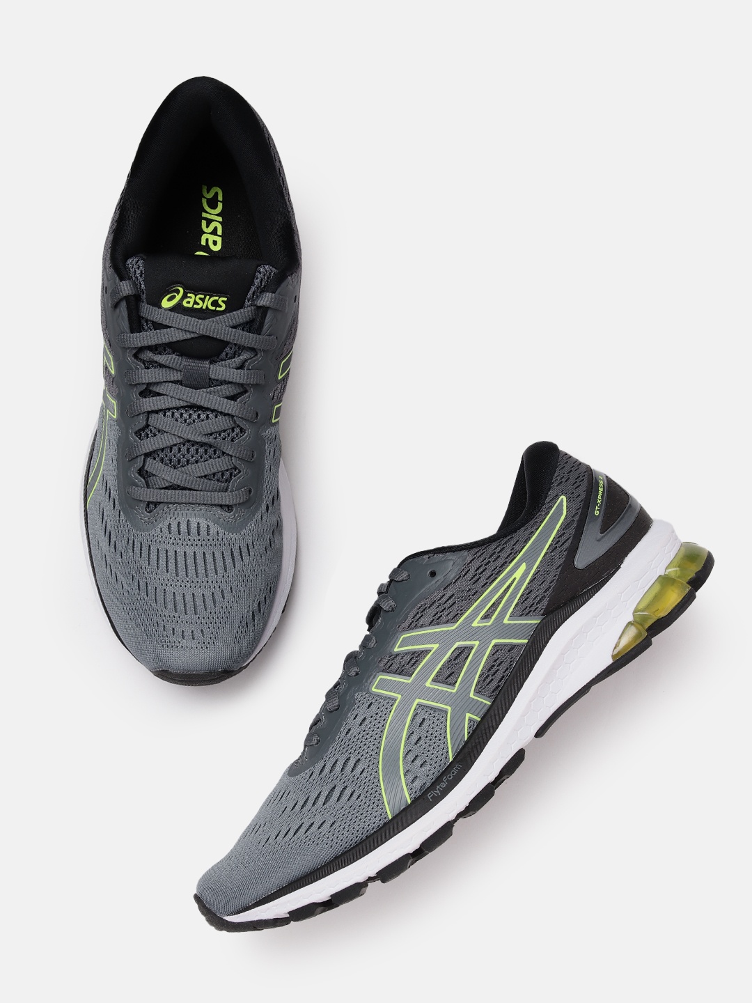 

ASICS Men Woven Design Gt-xpress 2 Running Shoes, Grey