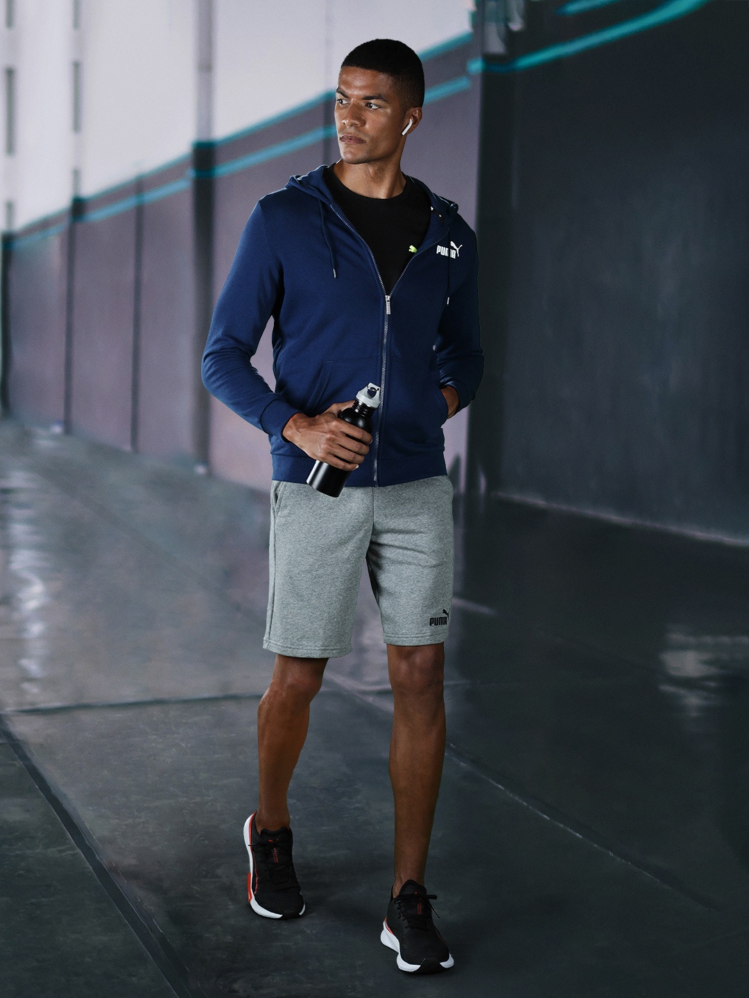 

Puma Men Navy Blue Essentials Track Sustainable Jacket