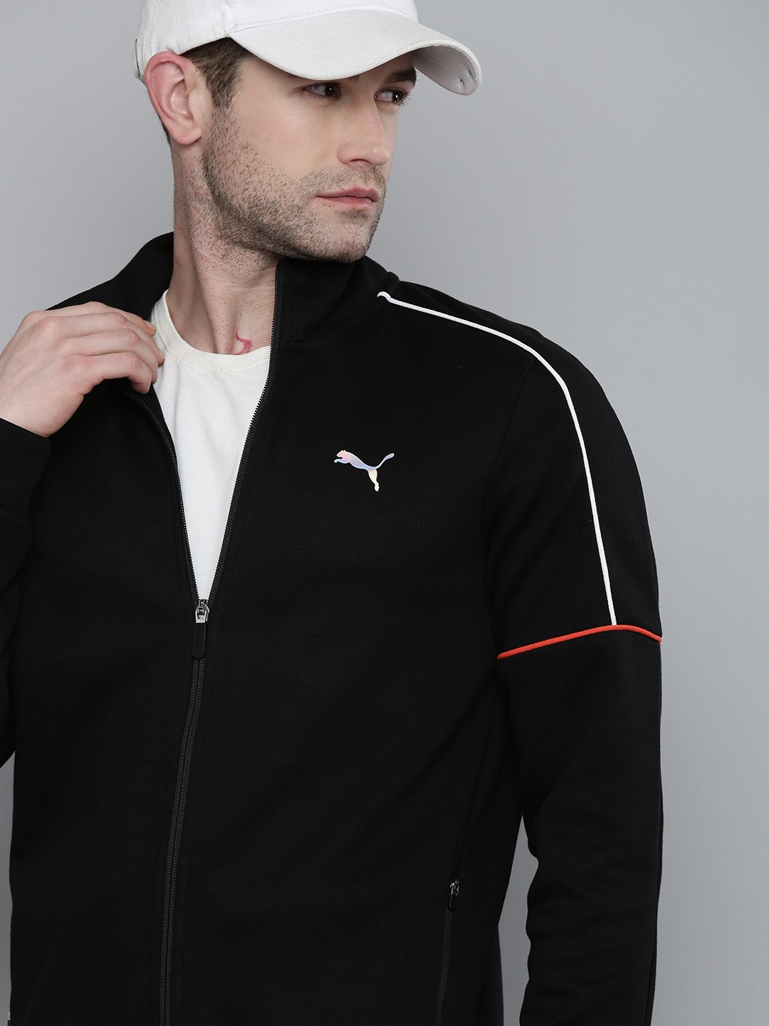 

one8 x PUMA Men Solid Virat Kohli Sweatshirt, Black