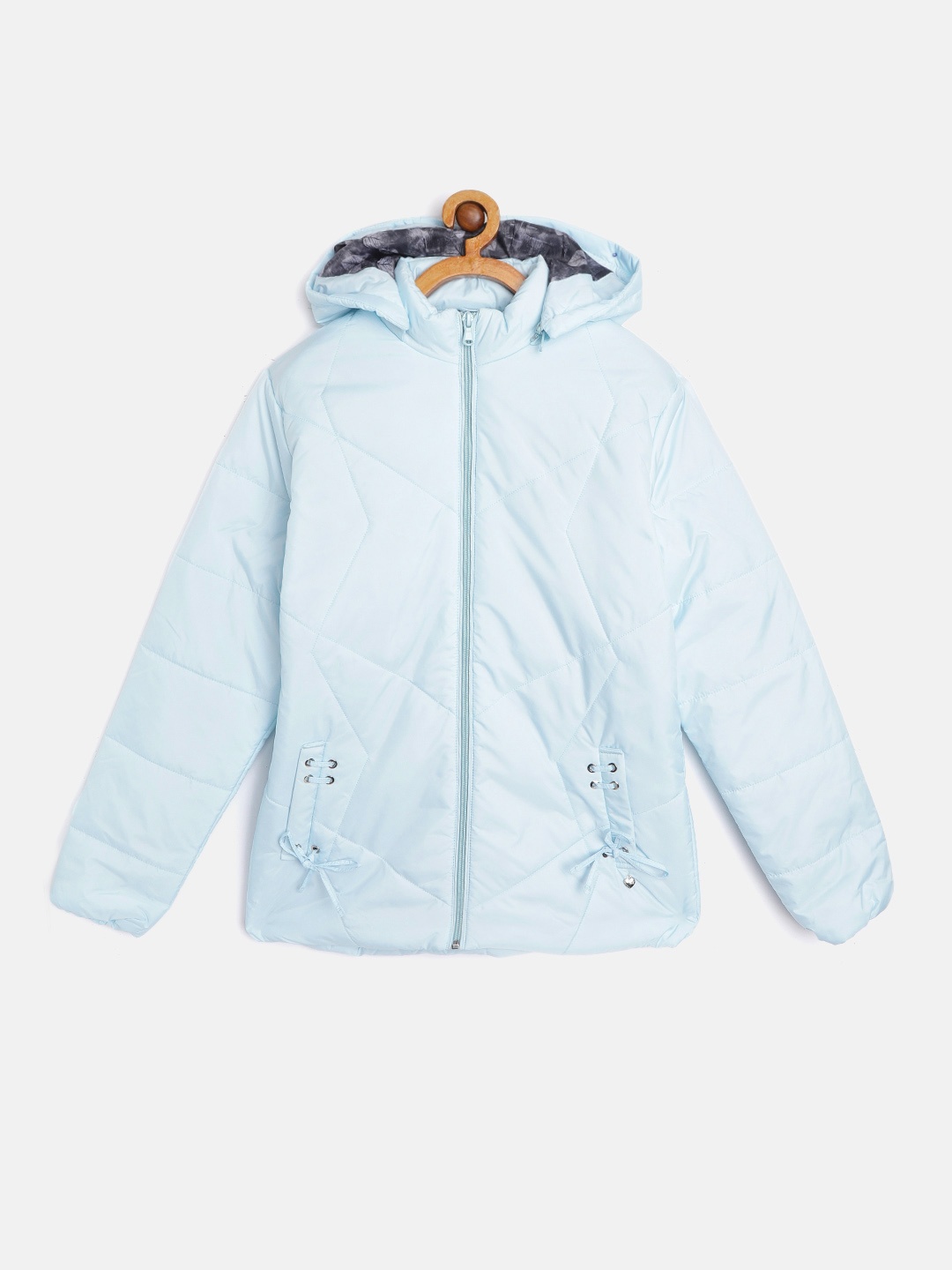 

Monte Carlo Girls Blue Padded Jacket with Detachable Hood