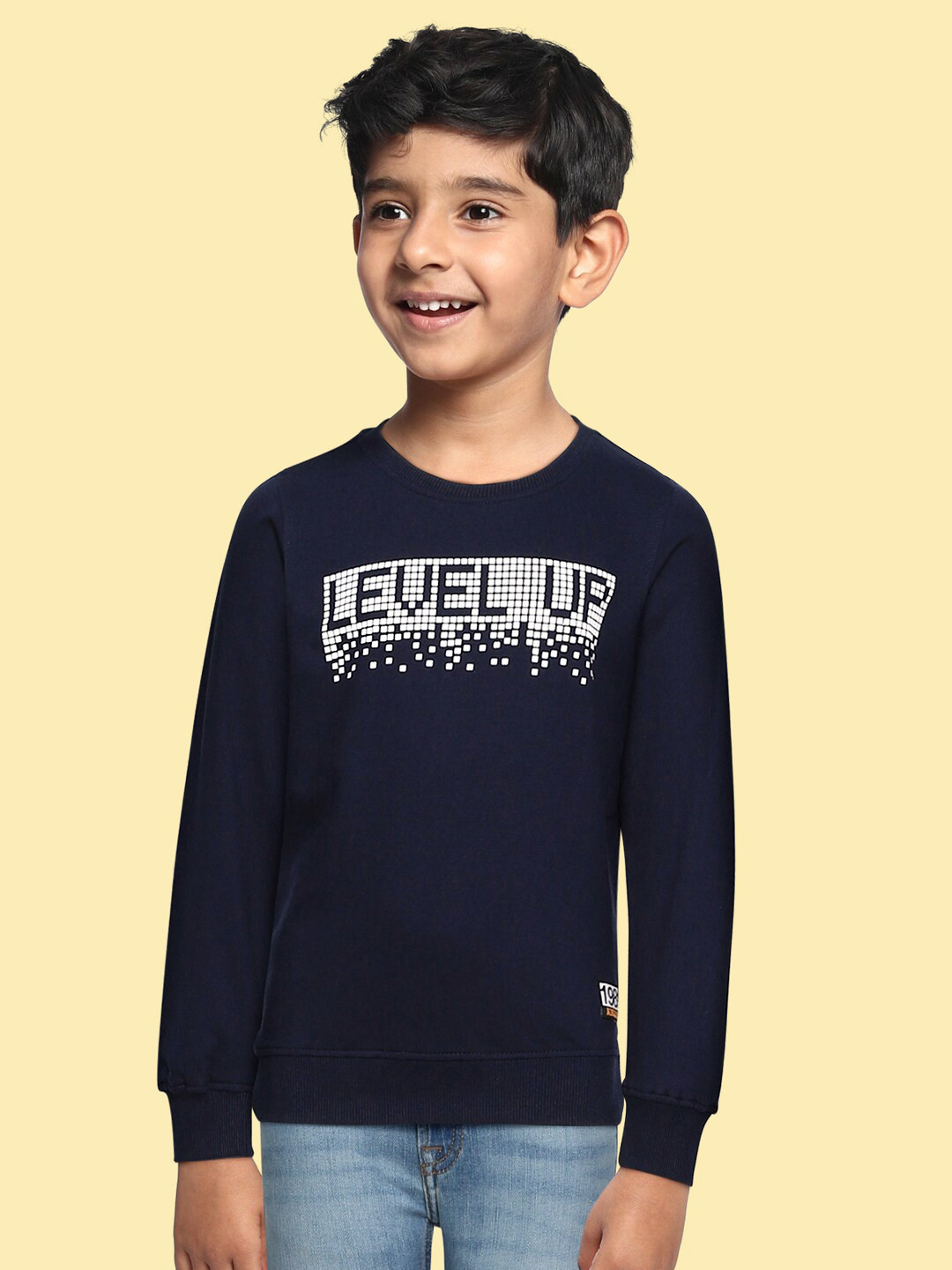 

Killer Boys Blue Printed Pure Cotton Sweatshirt