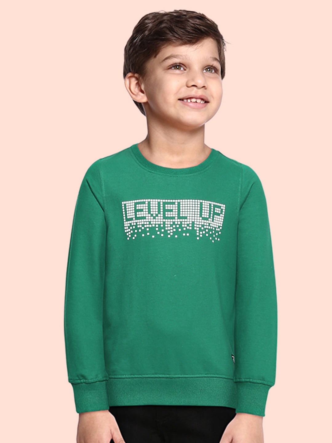 

Killer Boys Green Pure Cotton Printed Sweatshirt