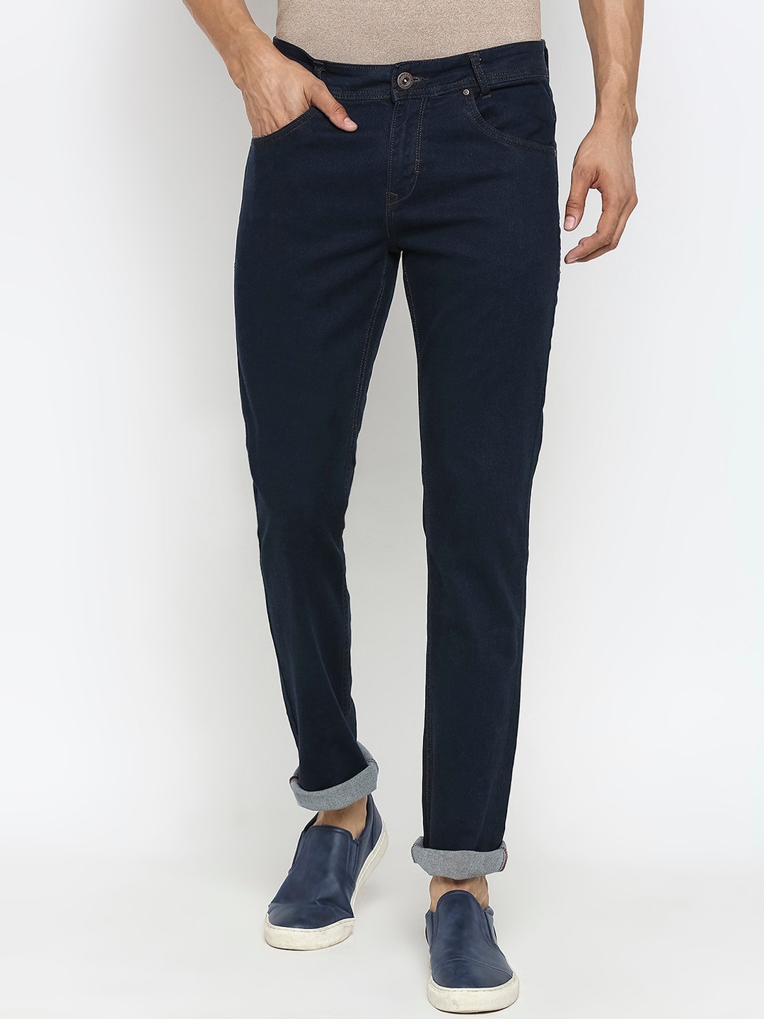 

Mufti Men Navy Blue Slim Fit Stretchable Jeans