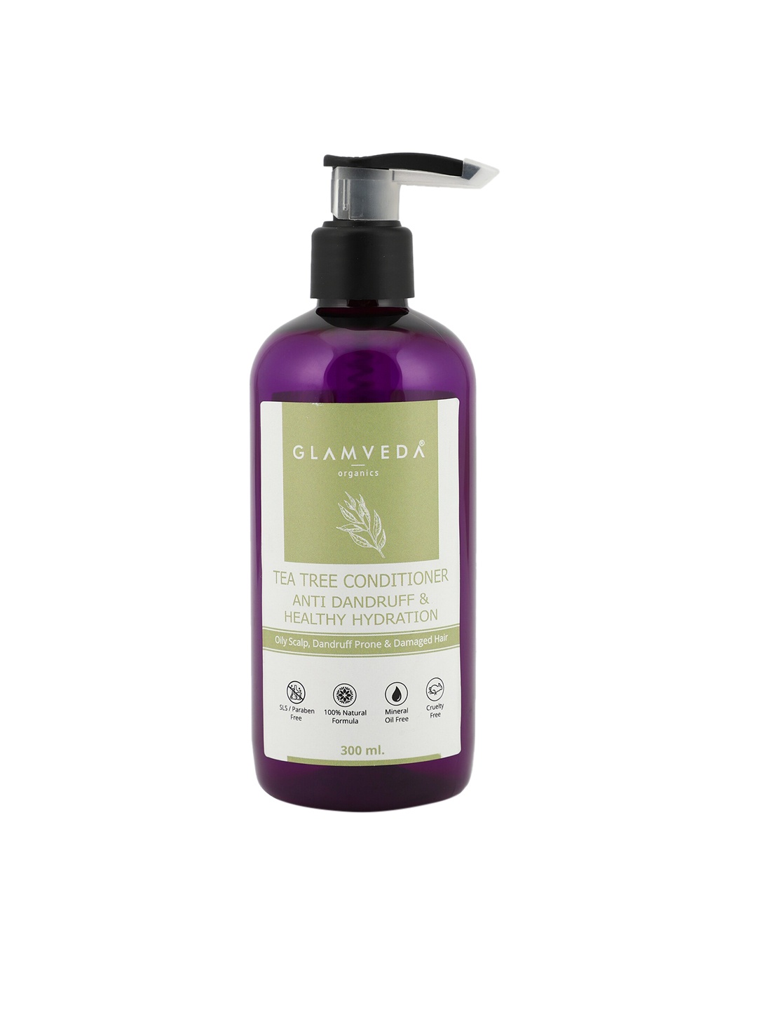 

GLAMVEDA Women Purple Anti Dandruff & Healthy Hydration Tea Tree Conditioner 300 ML