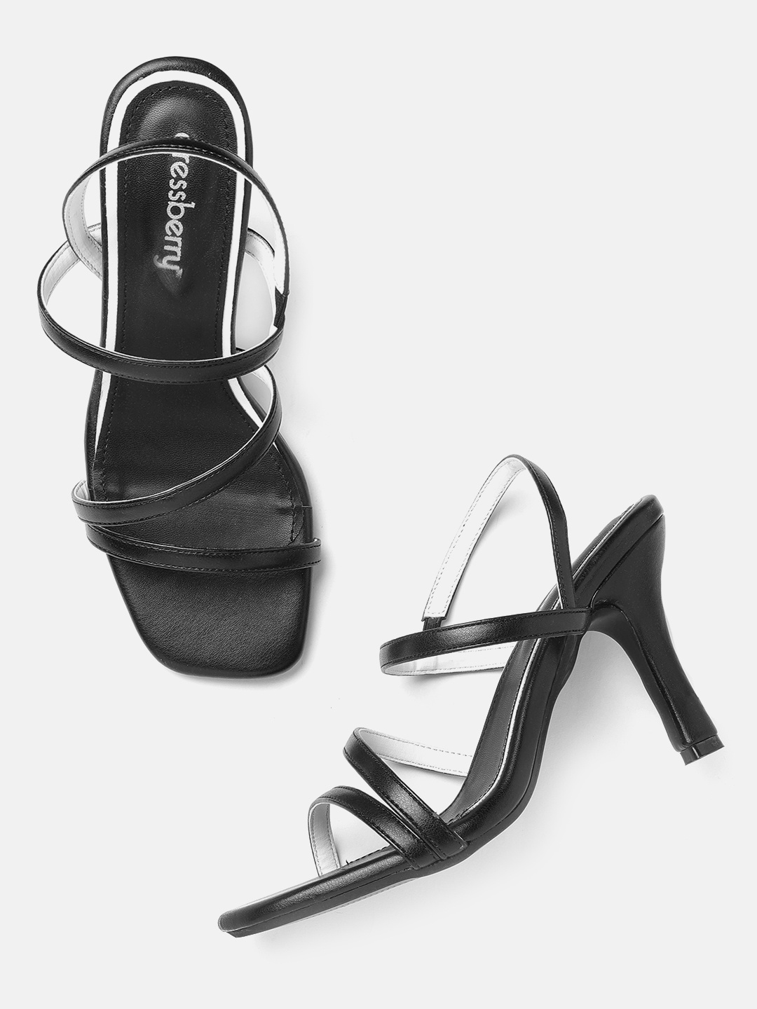 

DressBerry Women Black Solid Stilettos