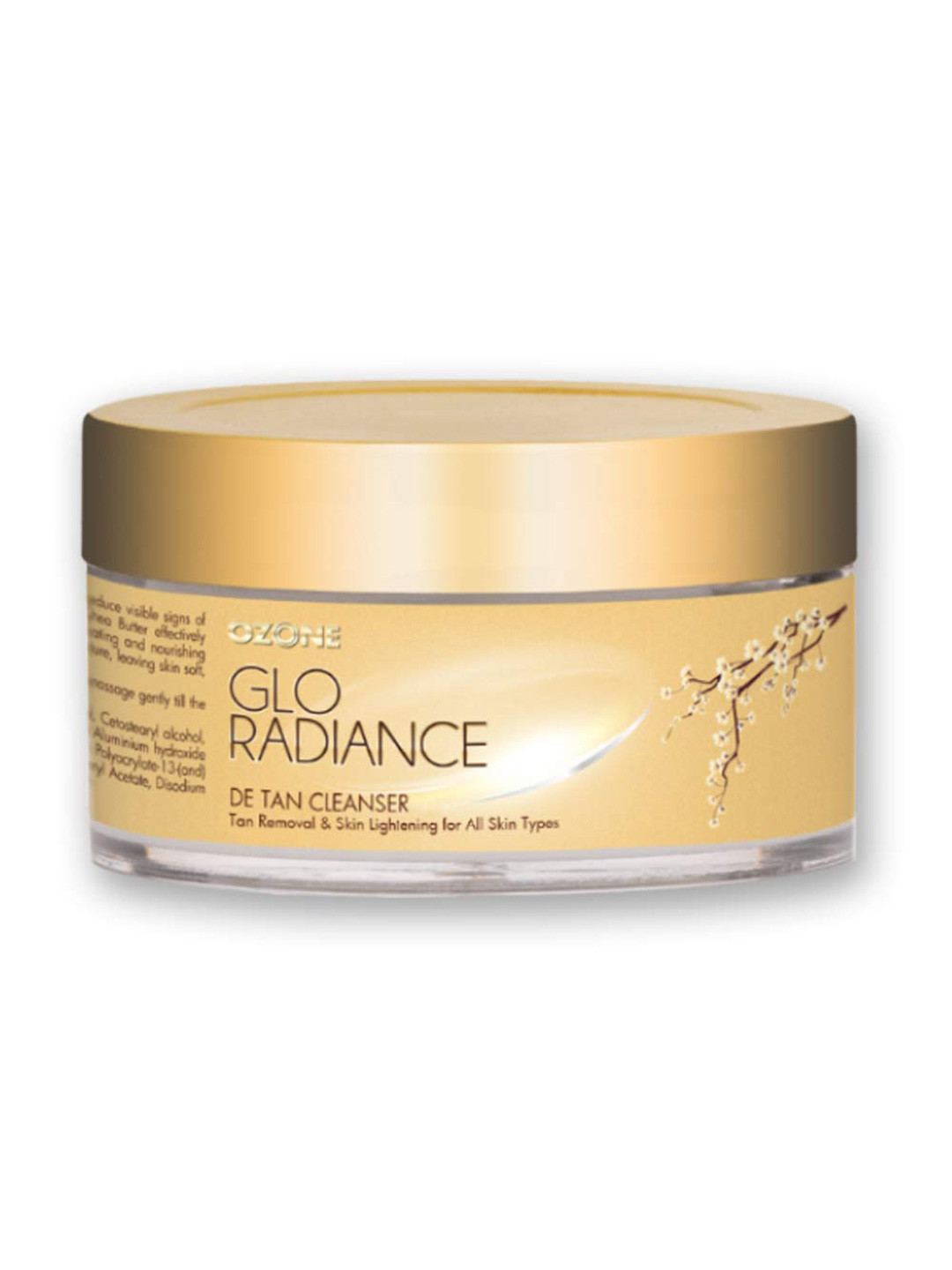 

Ozone Unisex Glo Radiance De Tan Cleanser 50 G, Gold