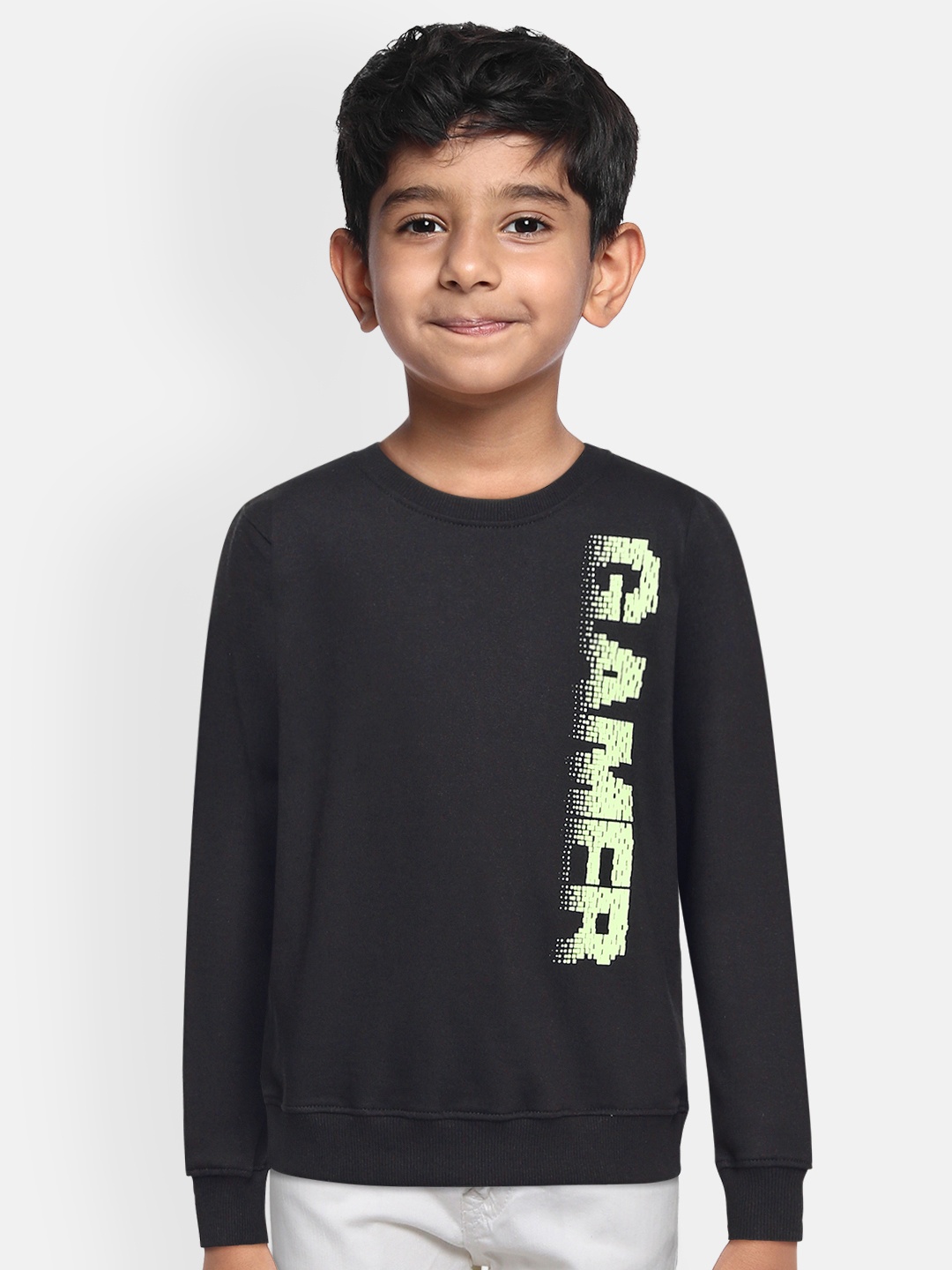 

Killer Boys Black Printed Pure Cotton Sweatshirt