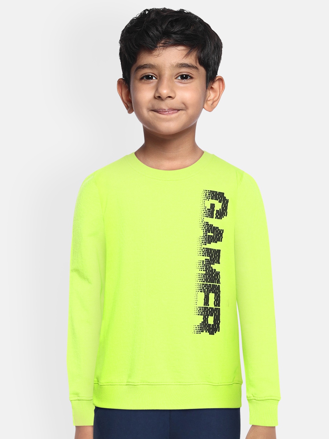 

Killer Boys Fluorescent Green Pure Cotton Printed Sweatshirt