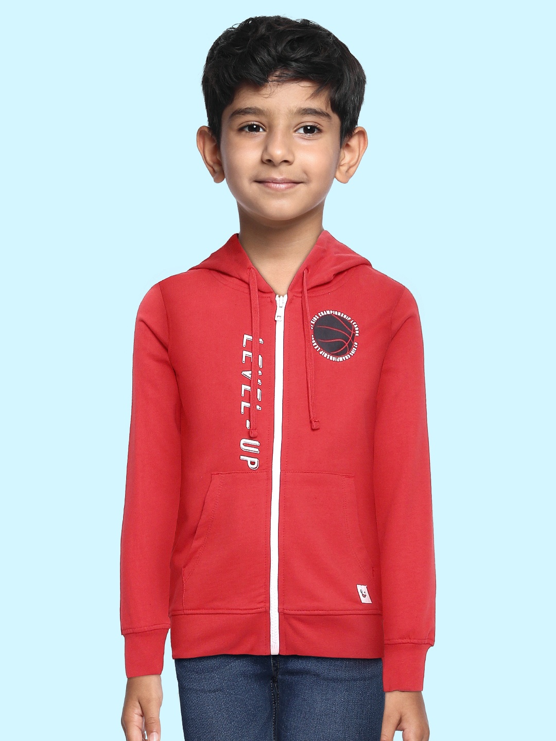 

Miss & Chief Boys Red Hooded Sweatshirt