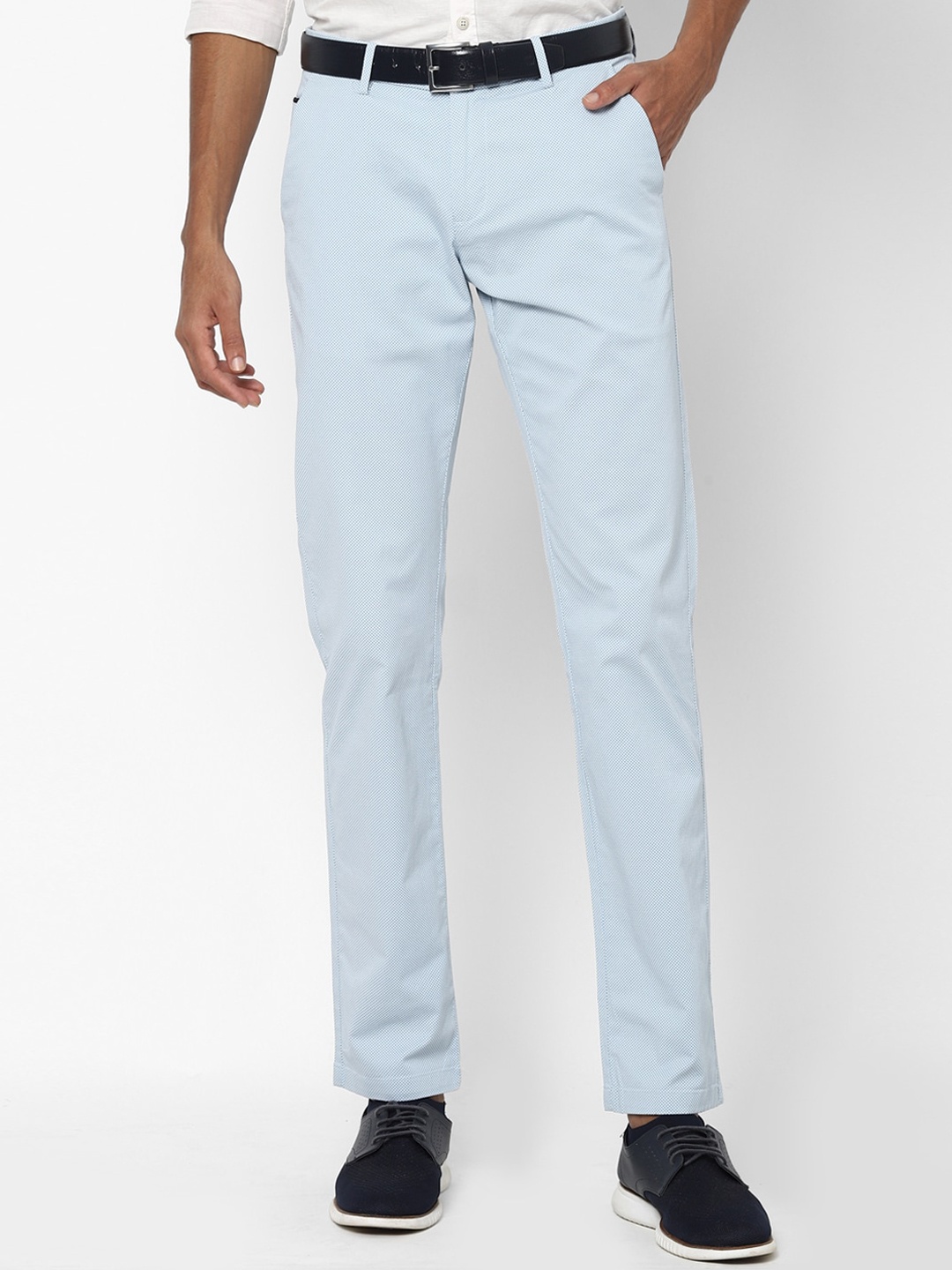 

Allen Solly Men Blue Slim Fit Casual Trousers