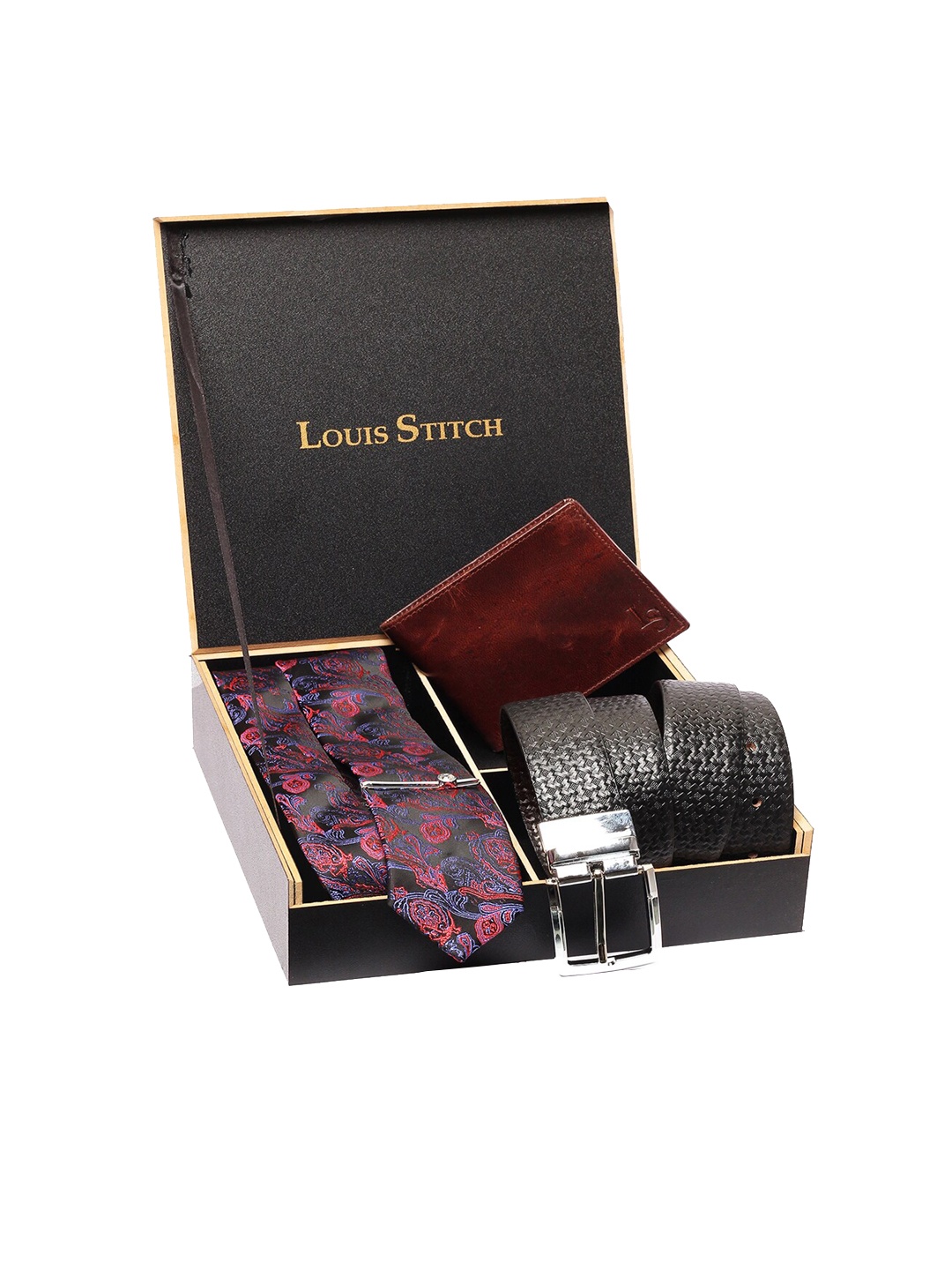 

LOUIS STITCH Men Set of 4 Accessory Gifts, Purple