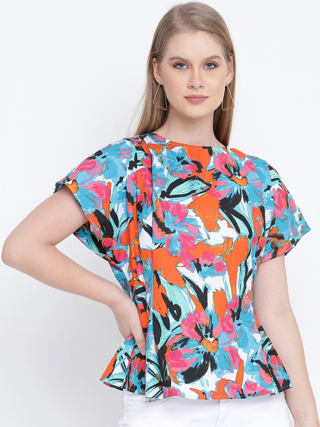 

Oxolloxo Multicoloured Linen Top, Multi