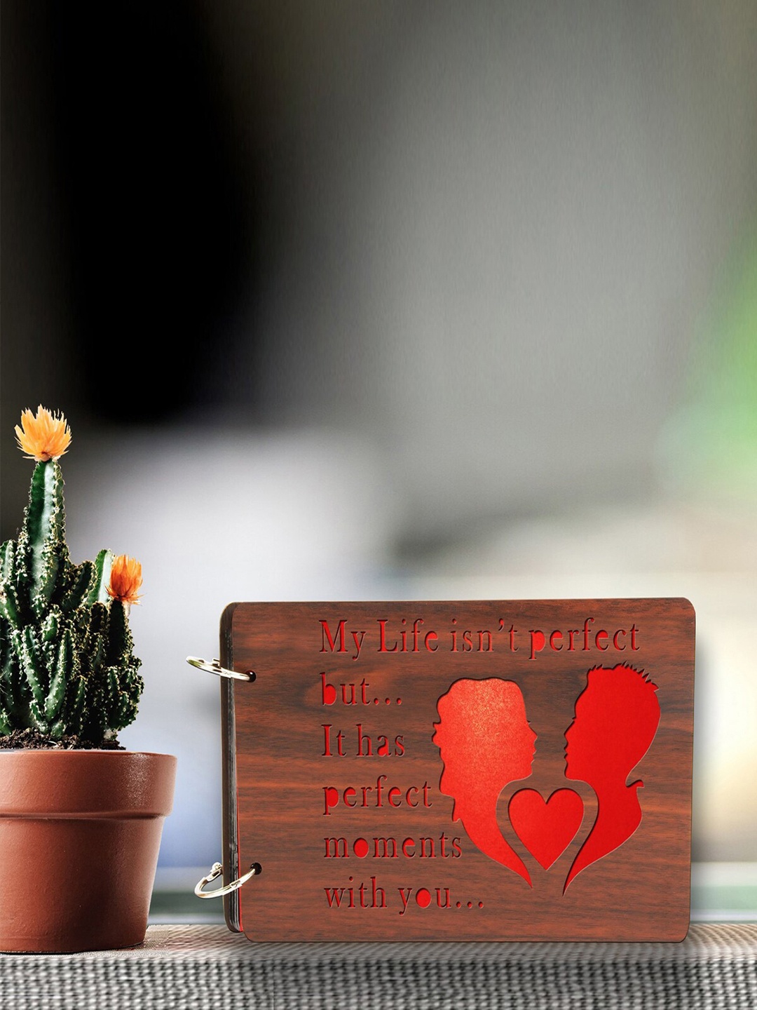 

ROMEE Brown & Red My Life With You Scrapbook Photo Albums