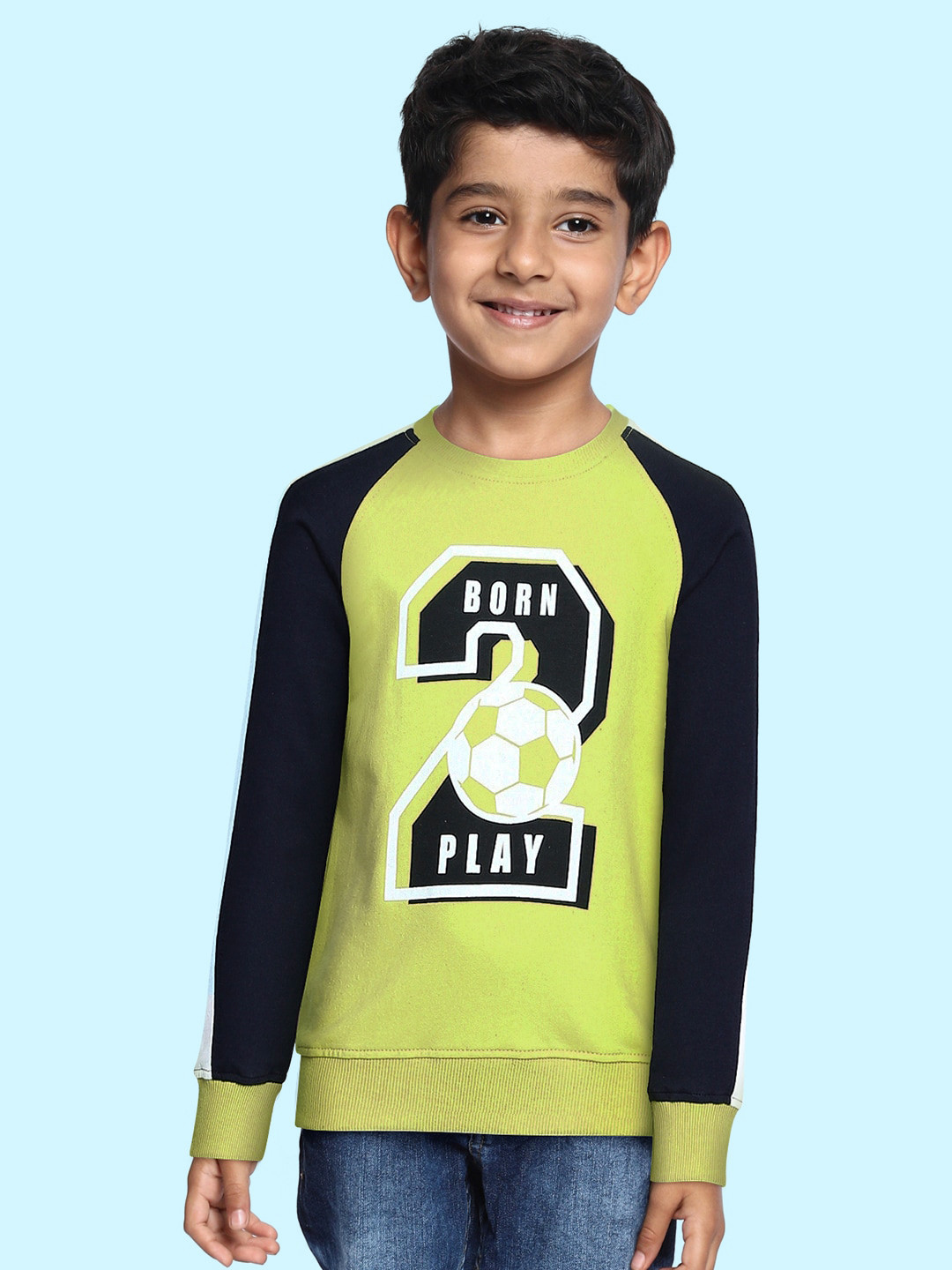 

Miss & Chief Boys Lime Green Printed Sweatshirt