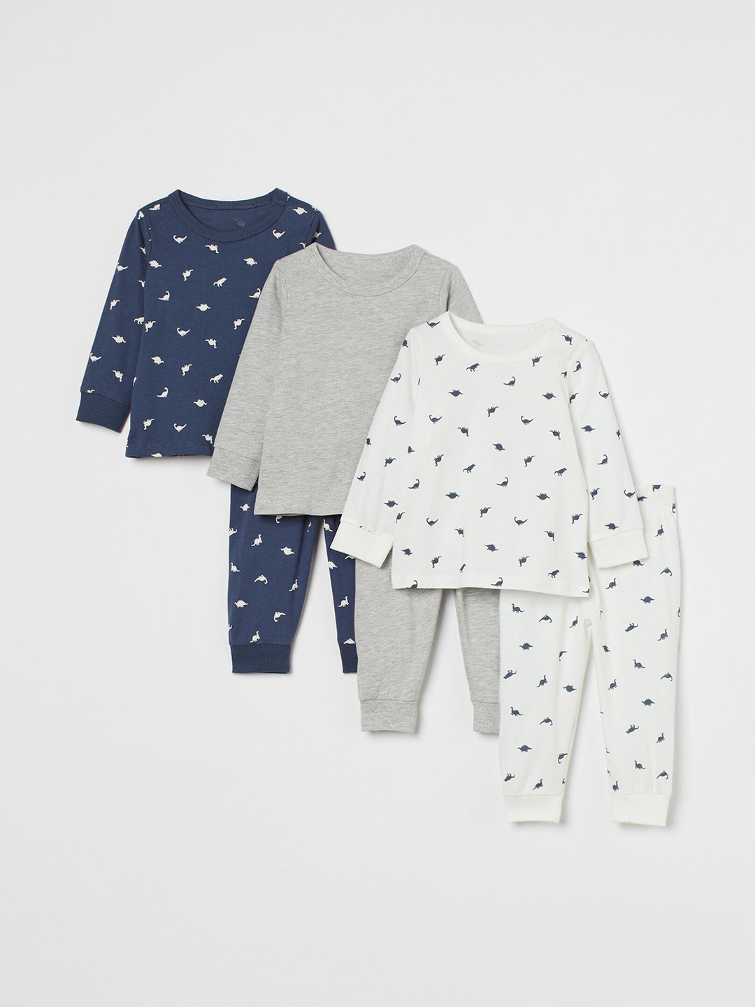 

H&M Girls 3 Pack Pyjamas, White