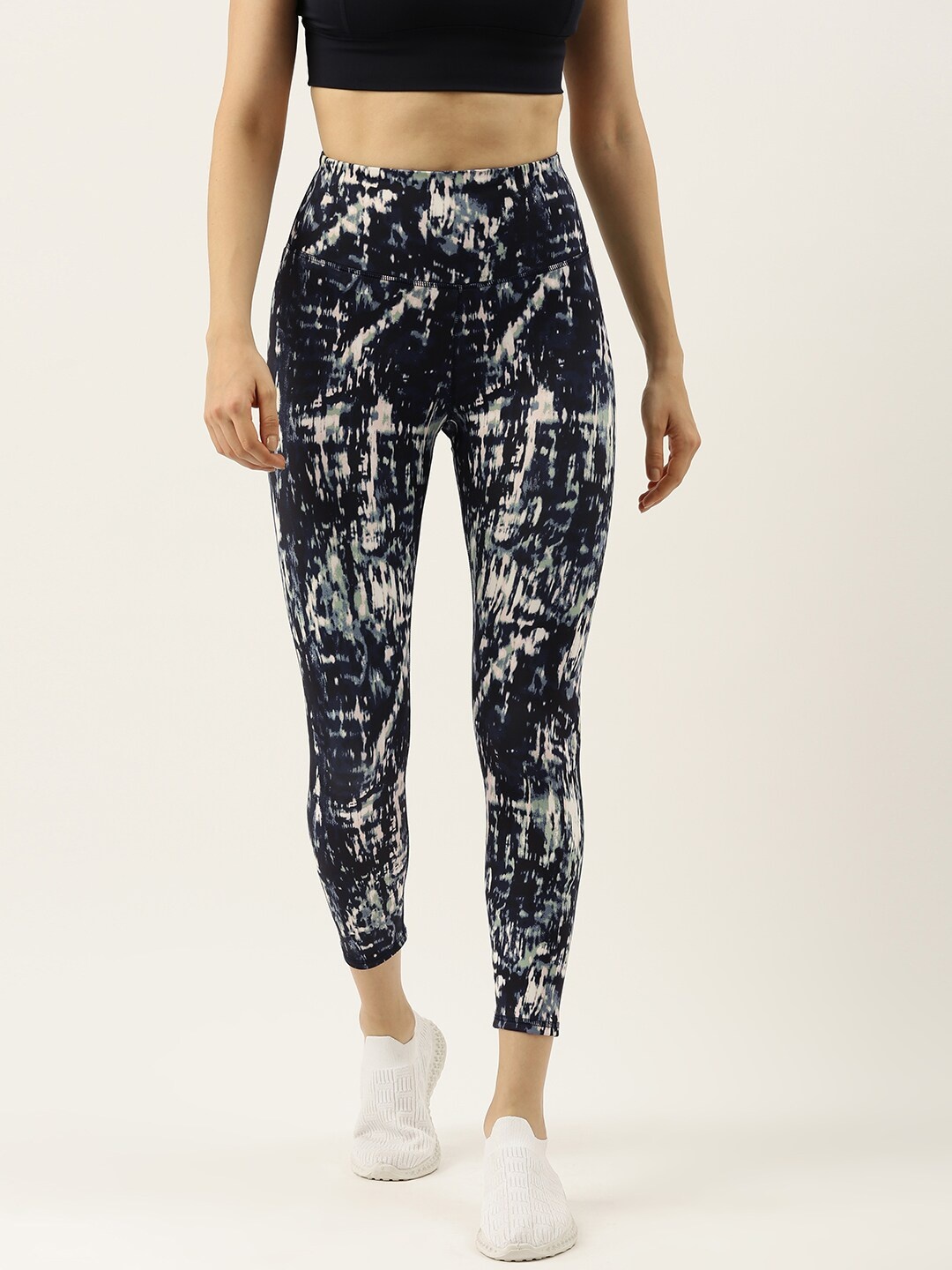 

Enamor Women Navy Blue Athleisure High Waisted Leggings