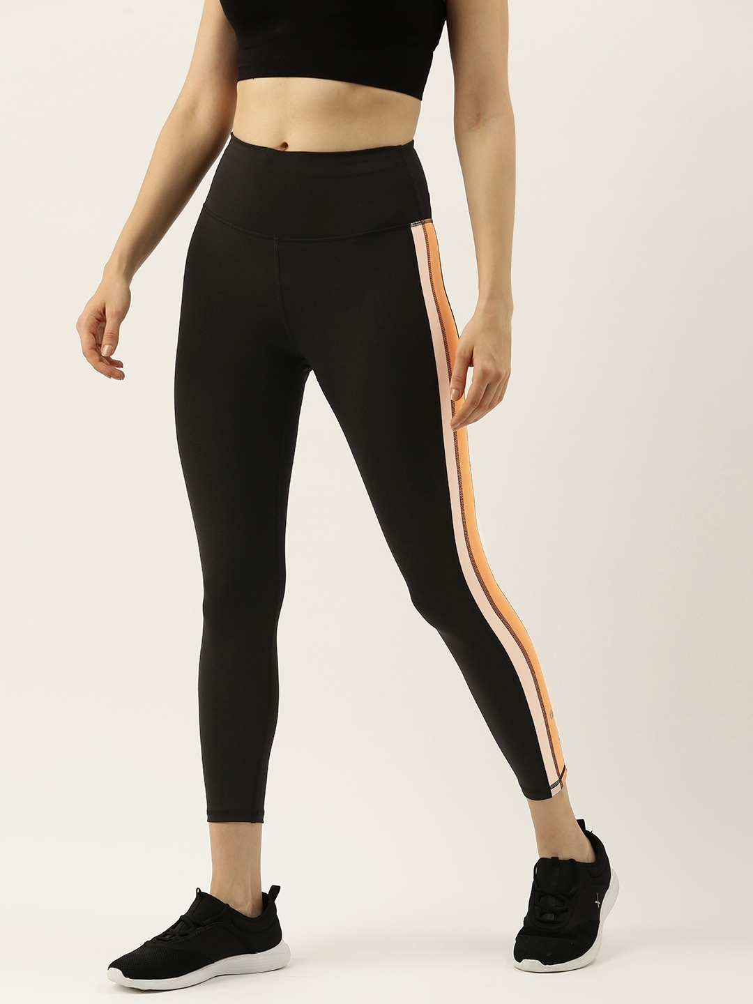 

Enamor Women Black Athleisure High Waisted Leggings