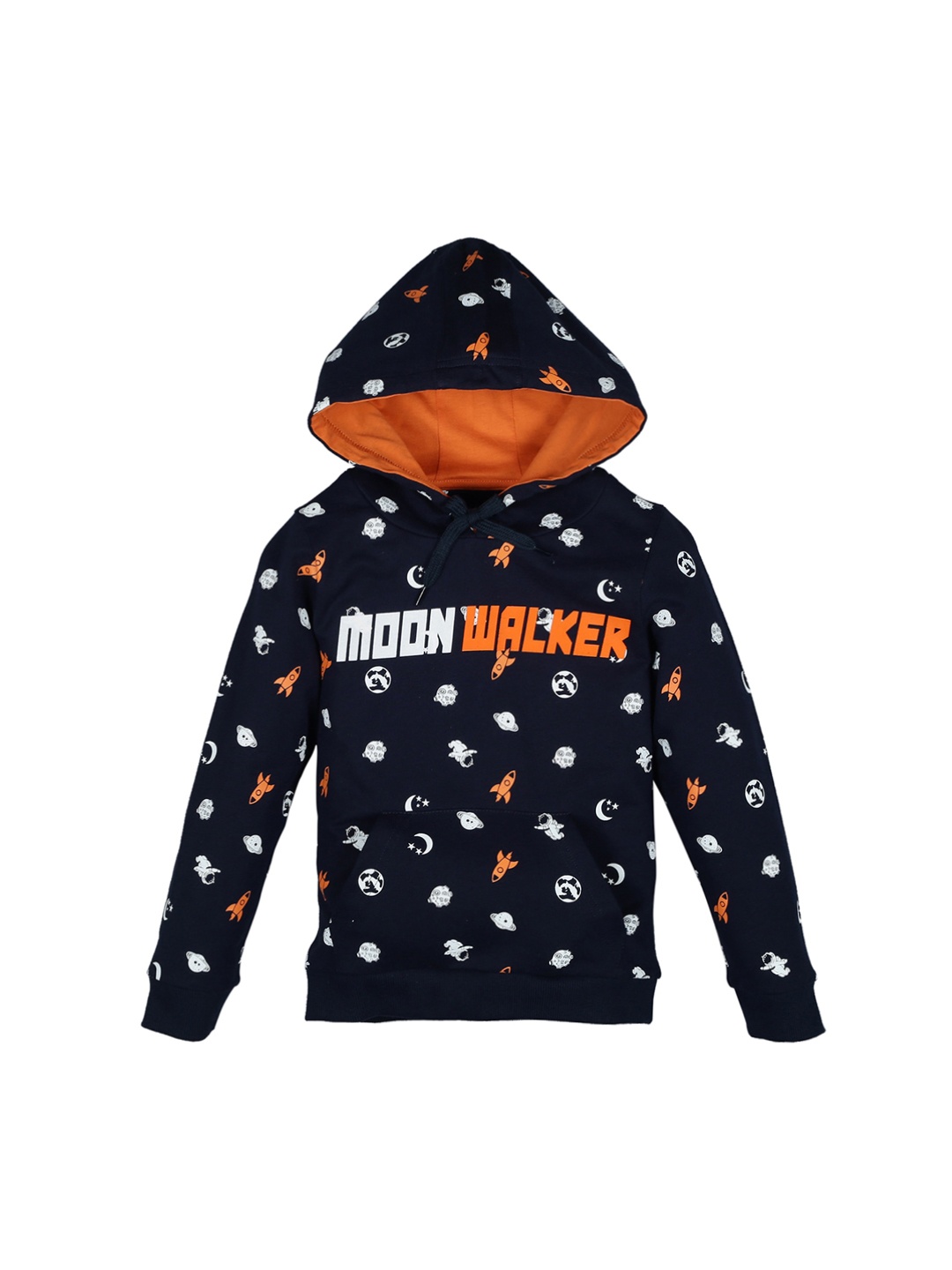 

PLUM TREE Boys Navy Blue Printed Sweatshirt