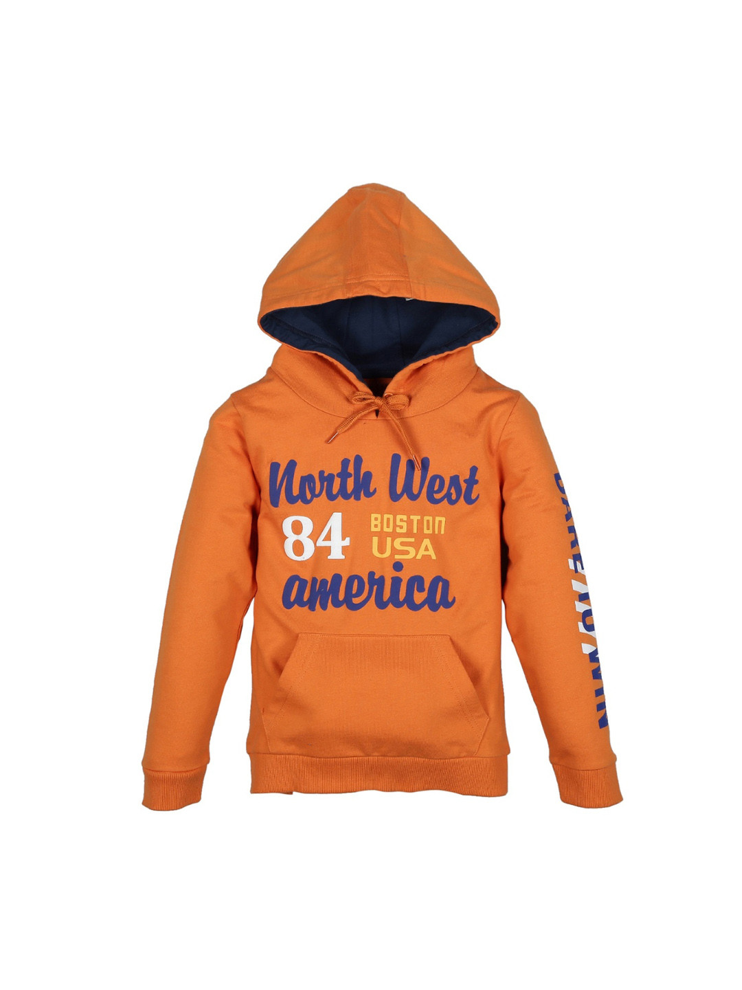 

PLUM TREE Boys Orange Printed Sweatshirt