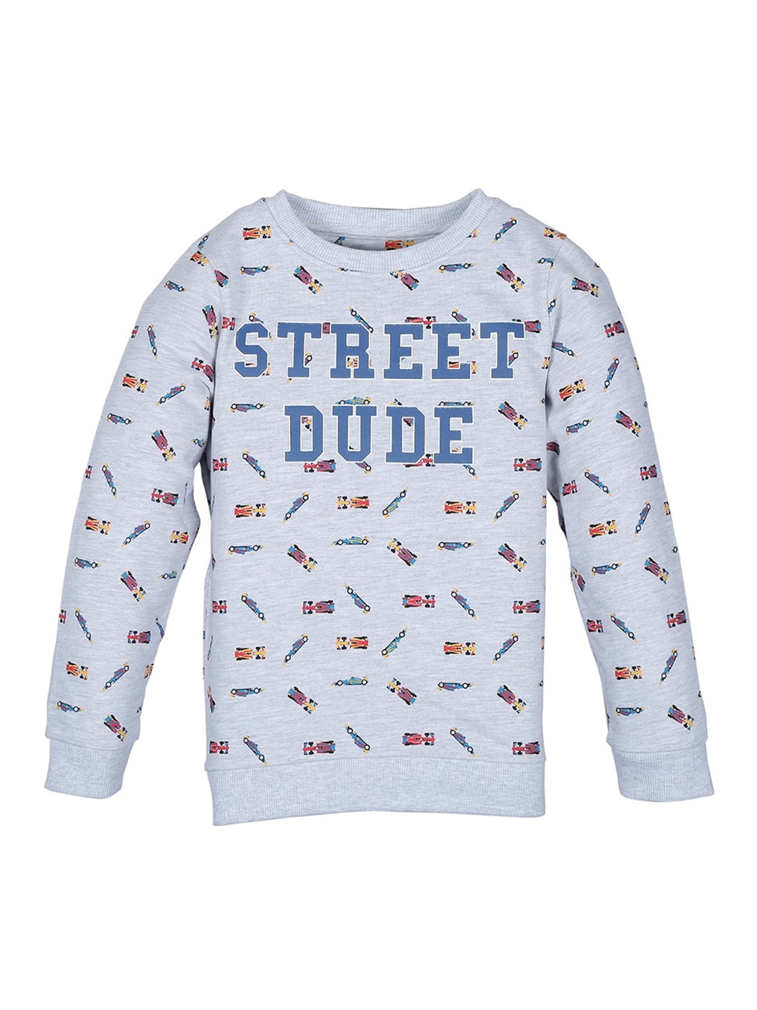 

PLUM TREE Boys Grey Printed Sweatshirt