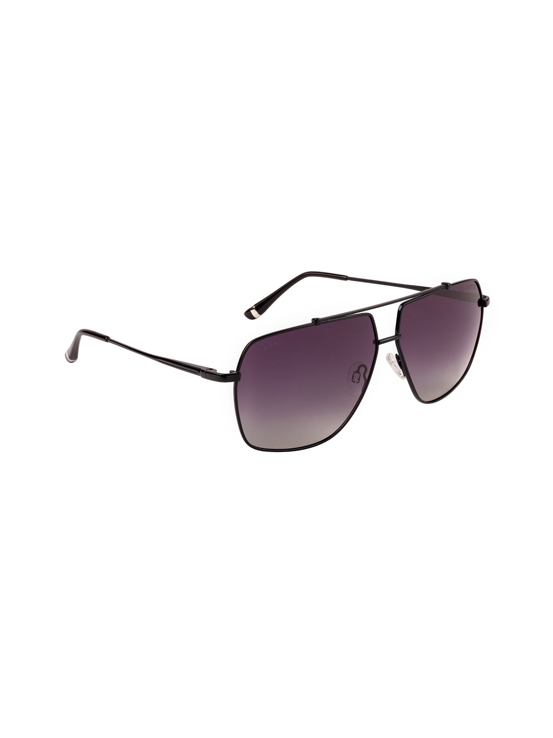 

EQUAL Unisex Purple Lens & Black Other Sunglasses with UV Protected Lens