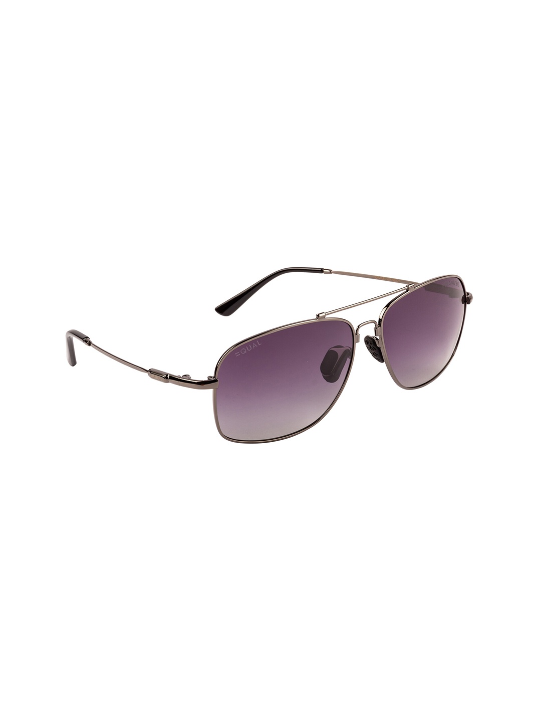 

EQUAL Unisex Purple Lens Aviator Sunglasses with UV Protected Lens 7010 62013-136 C5