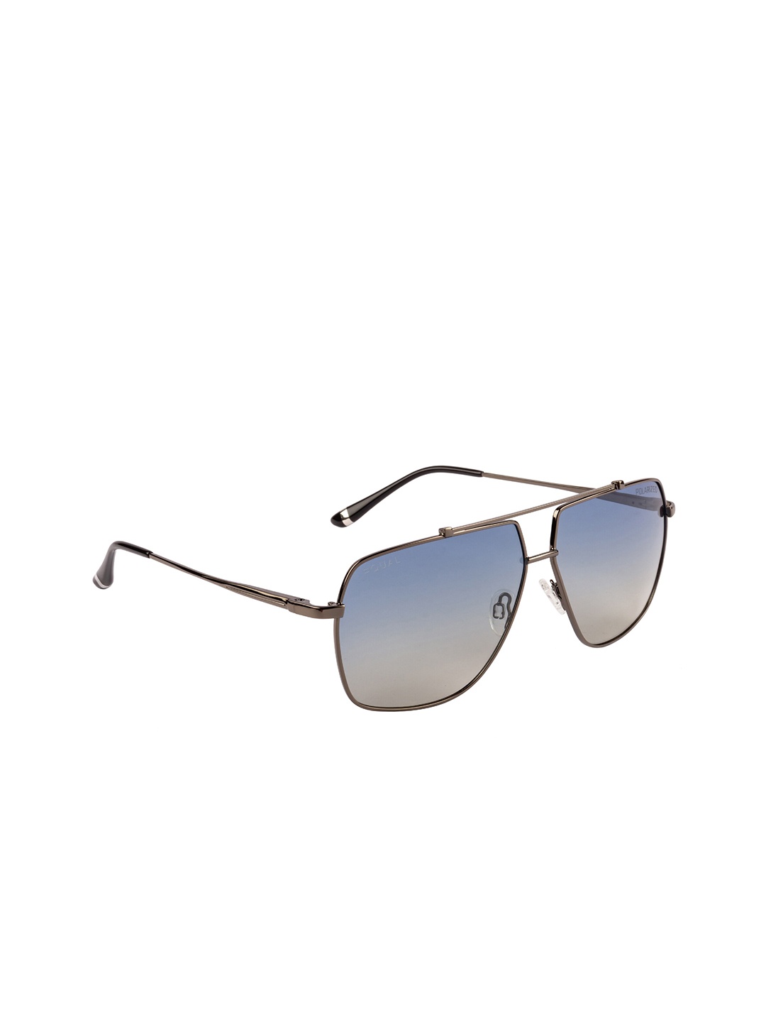 

EQUAL Unisex Blue Aviator Sunglasses with UV Protected Lens