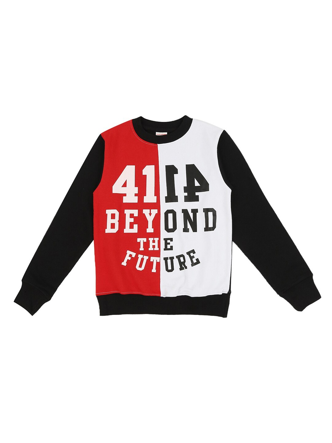 

RAINE AND JAINE Boys Black Colourblocked T-shirt
