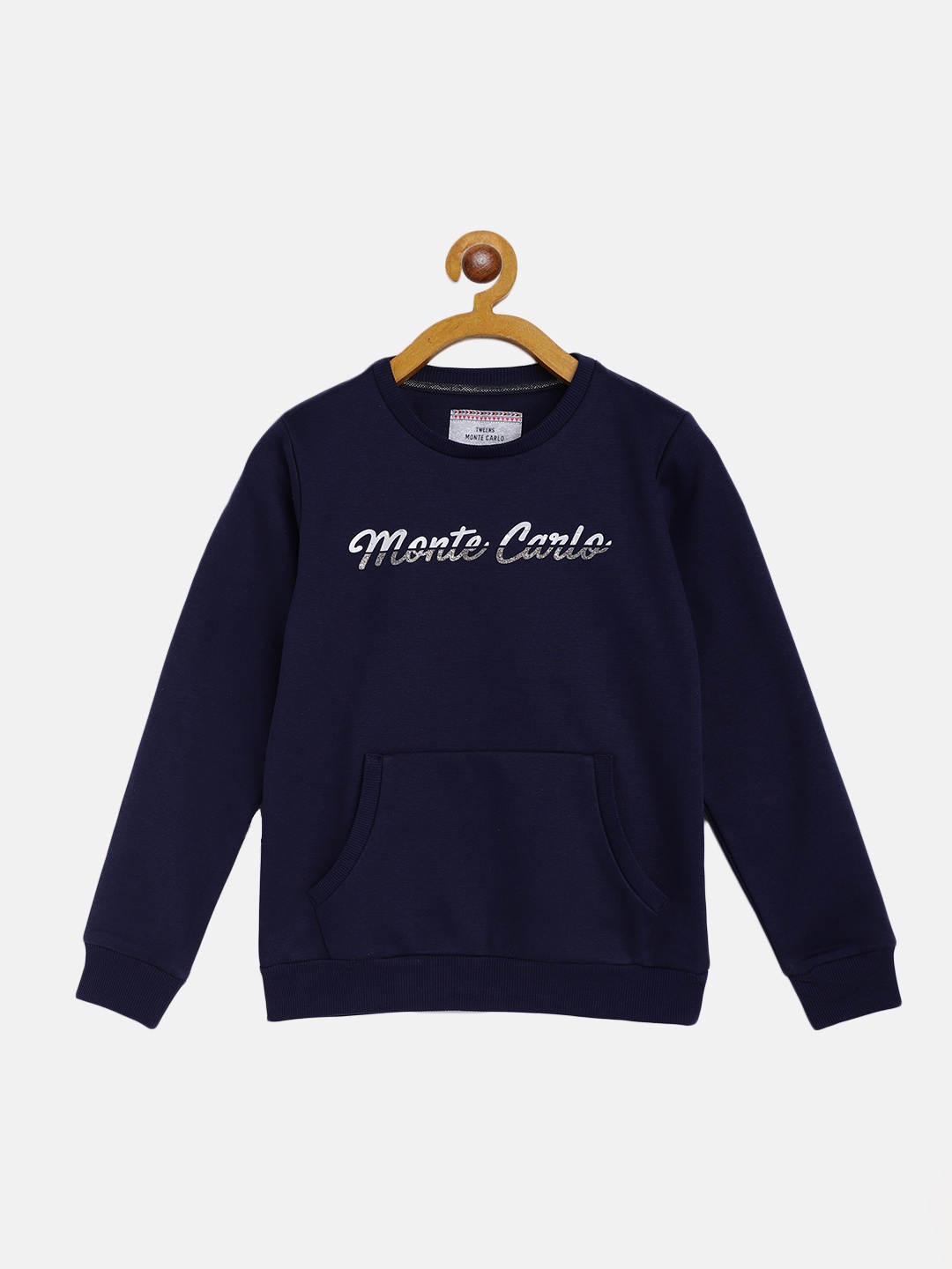 

Monte Carlo Girls Navy Blue Brand Logo Print Sweatshirt