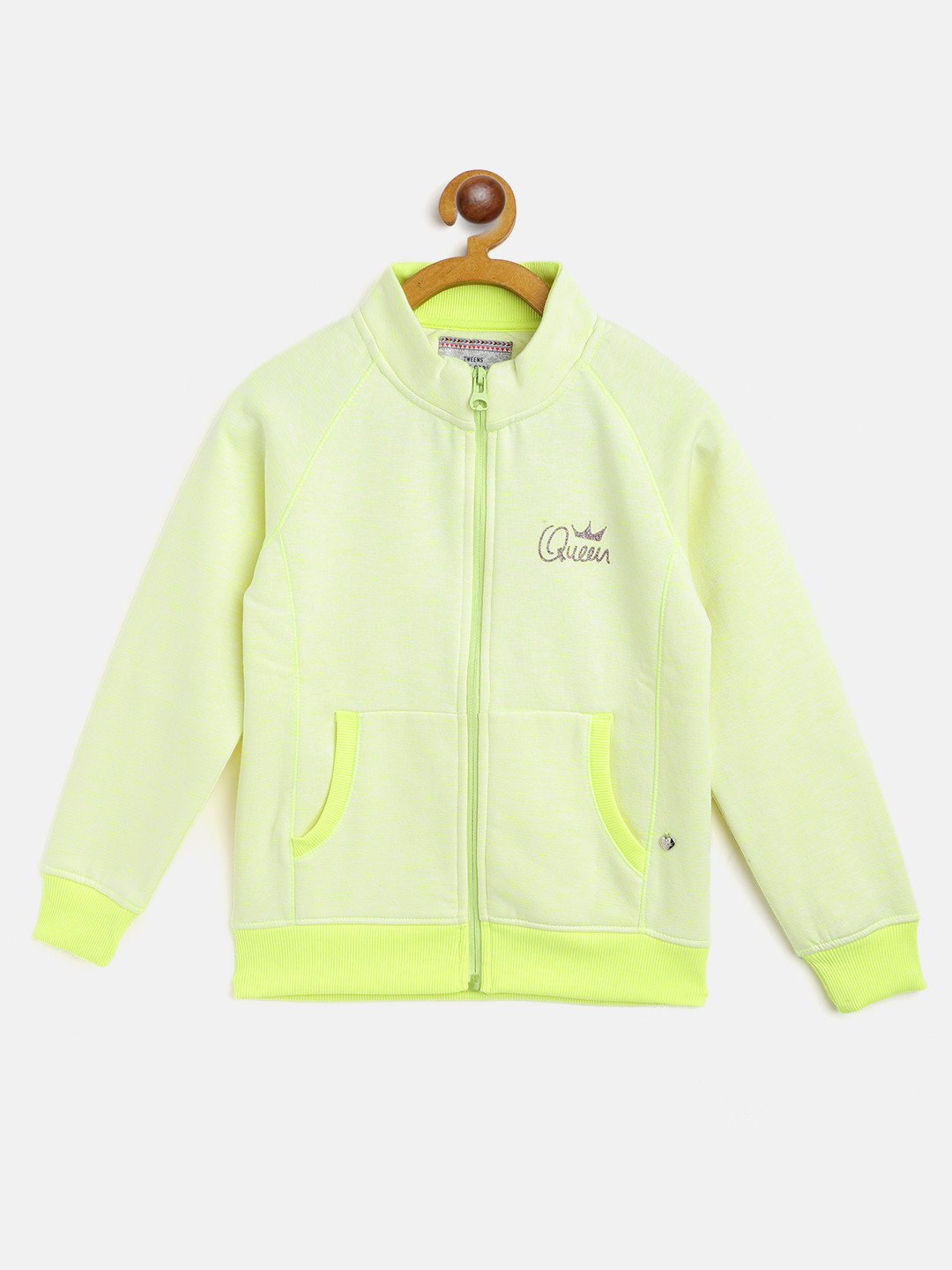 

Monte Carlo Girls Fluorescent Green Melange Effect Sweatshirt