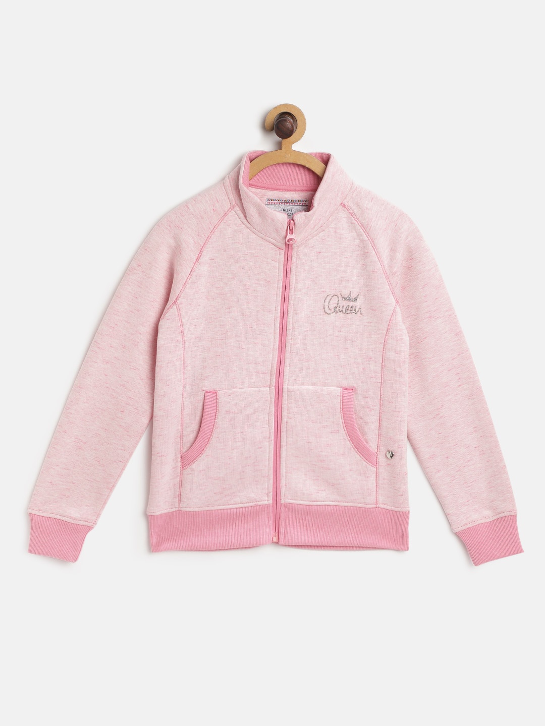 

Monte Carlo Girls Pink Solid Sweatshirt