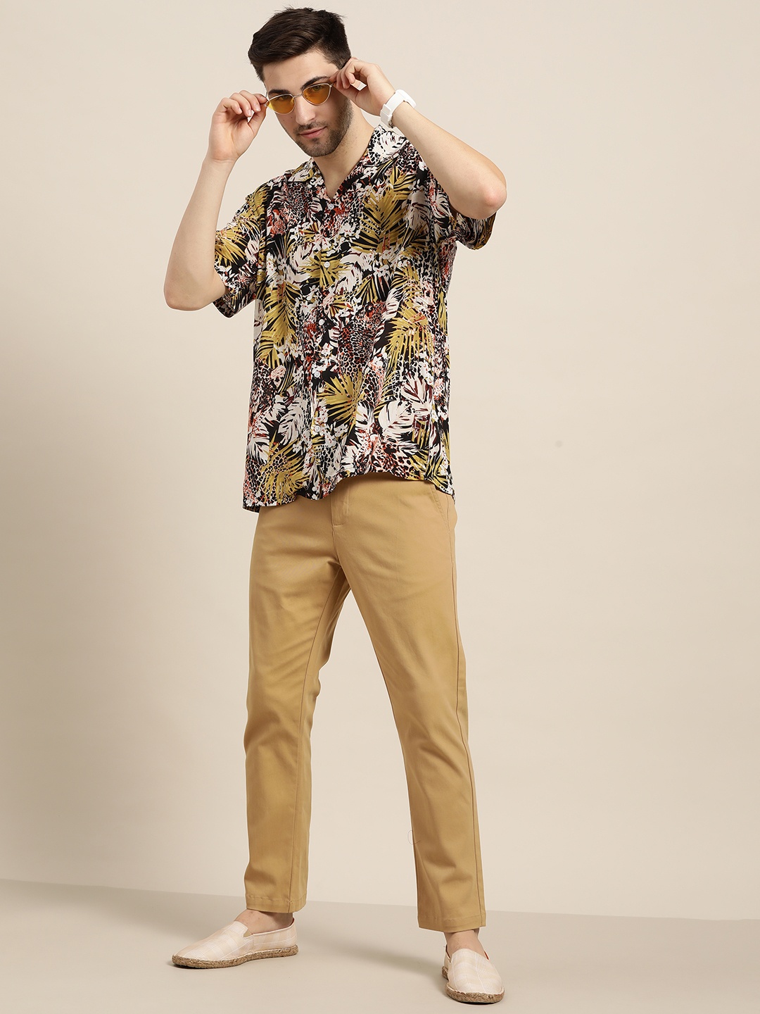 

Hancock Men Multicoloured Relaxed Floral Printed Resort Shirt, Multi