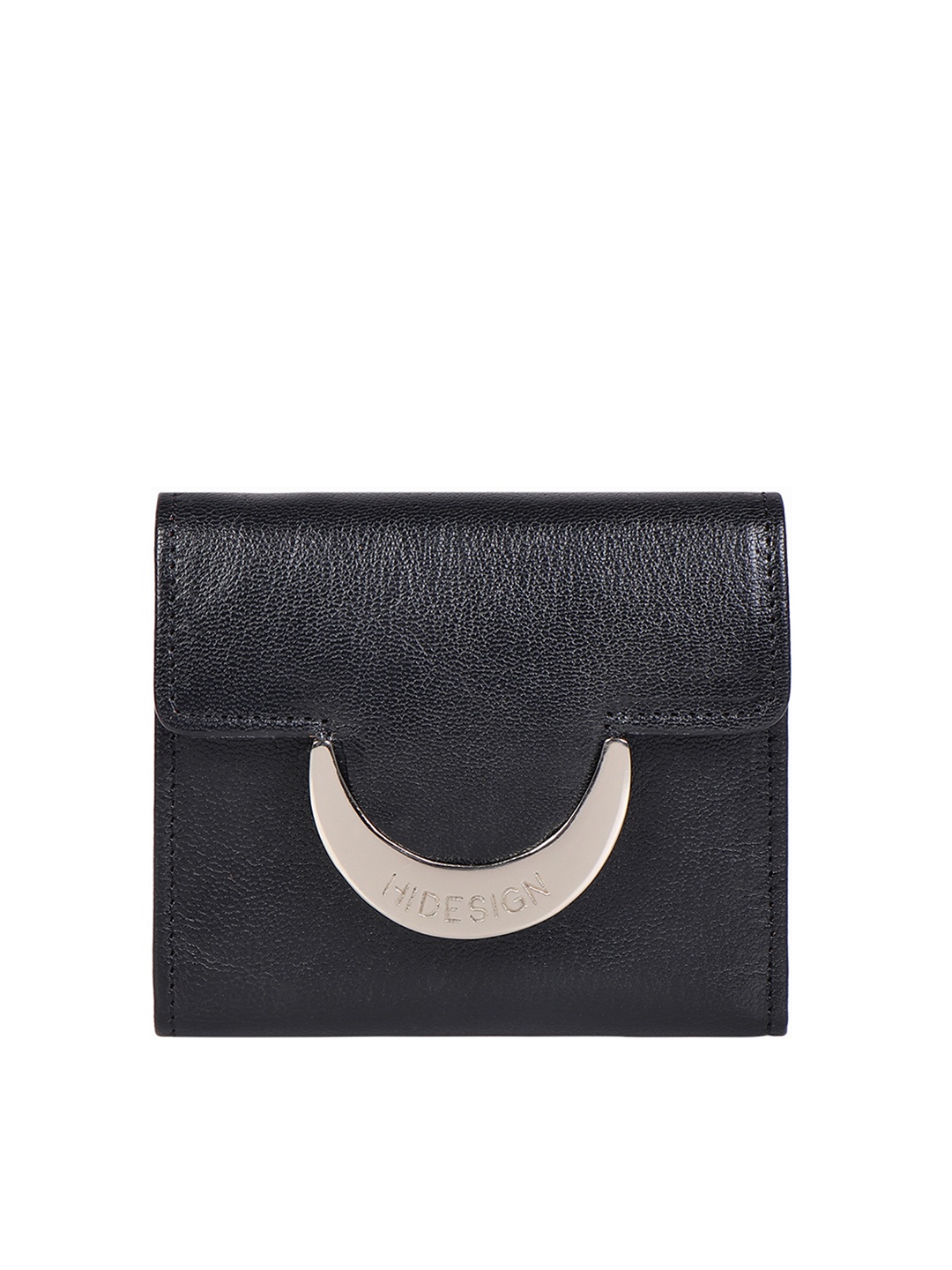 

Hidesign Women Black Envelope Clutch