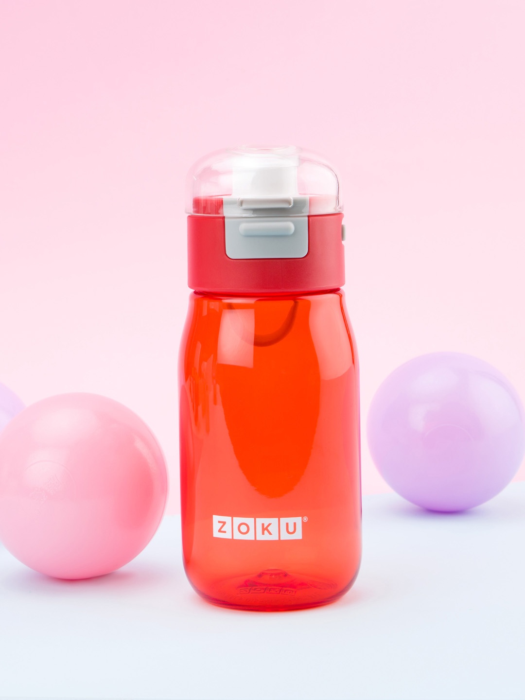

ZOKU Kids Red Flip Gulp Bottle