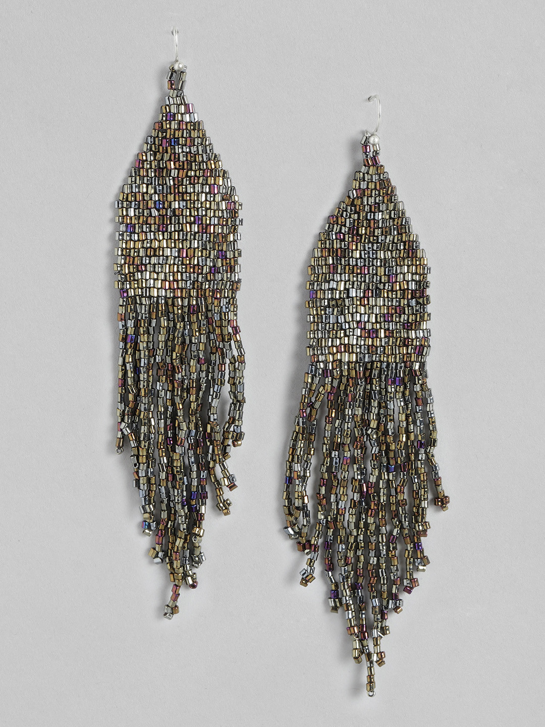 

RICHEERA Multicoloured Contemporary Drop Earrings, Multi