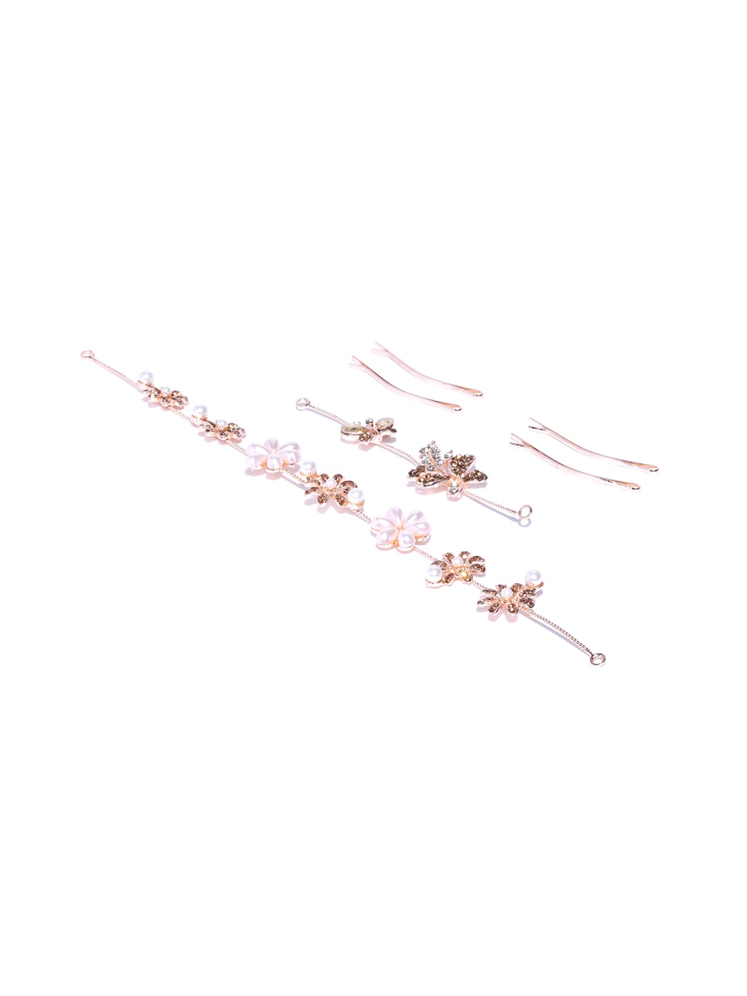 

Kord Store Women Rose Gold Set Of 2 Tiara