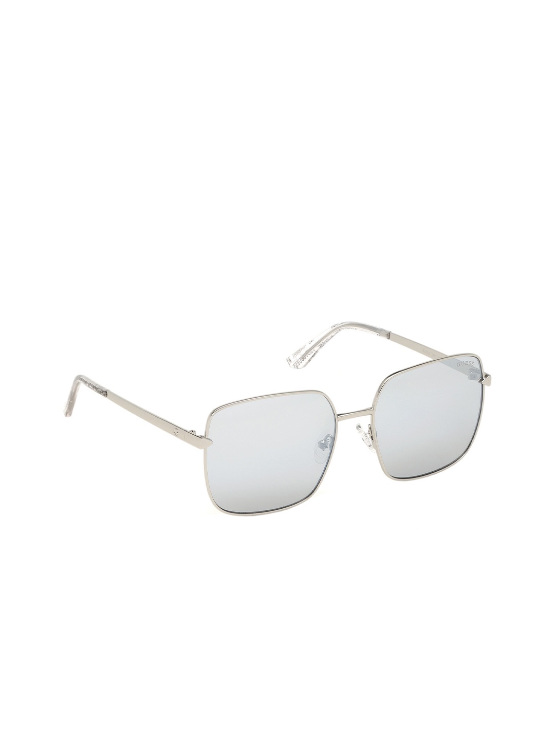 

GUESS Women Grey Lens Oversized Sunglasses with UV Protected Lens GU7615 56 10C
